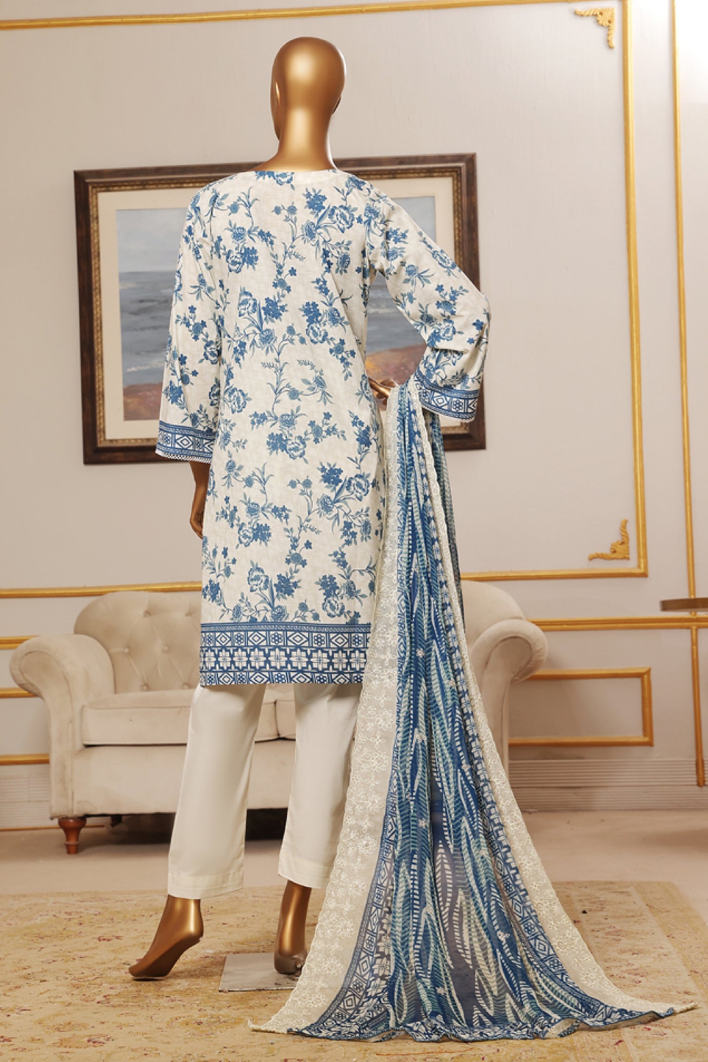 RIWAYAT PREMIUM EMBROIDERED LAWN WITH CHIFFON EMBROIDERED DUPATTA VOL 13 2025