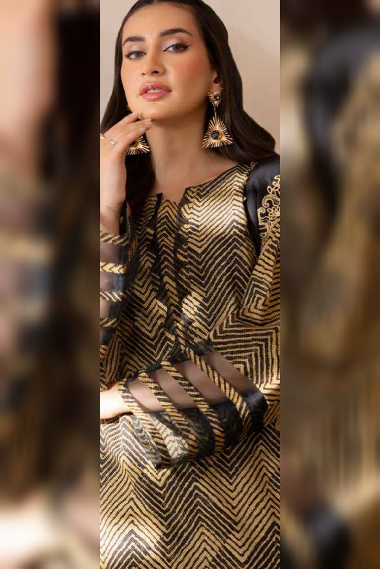 CHARIZMA BASICS EMBROIDERED LAWN WITH EMBROIDERED LAWN DUPATTA 2025