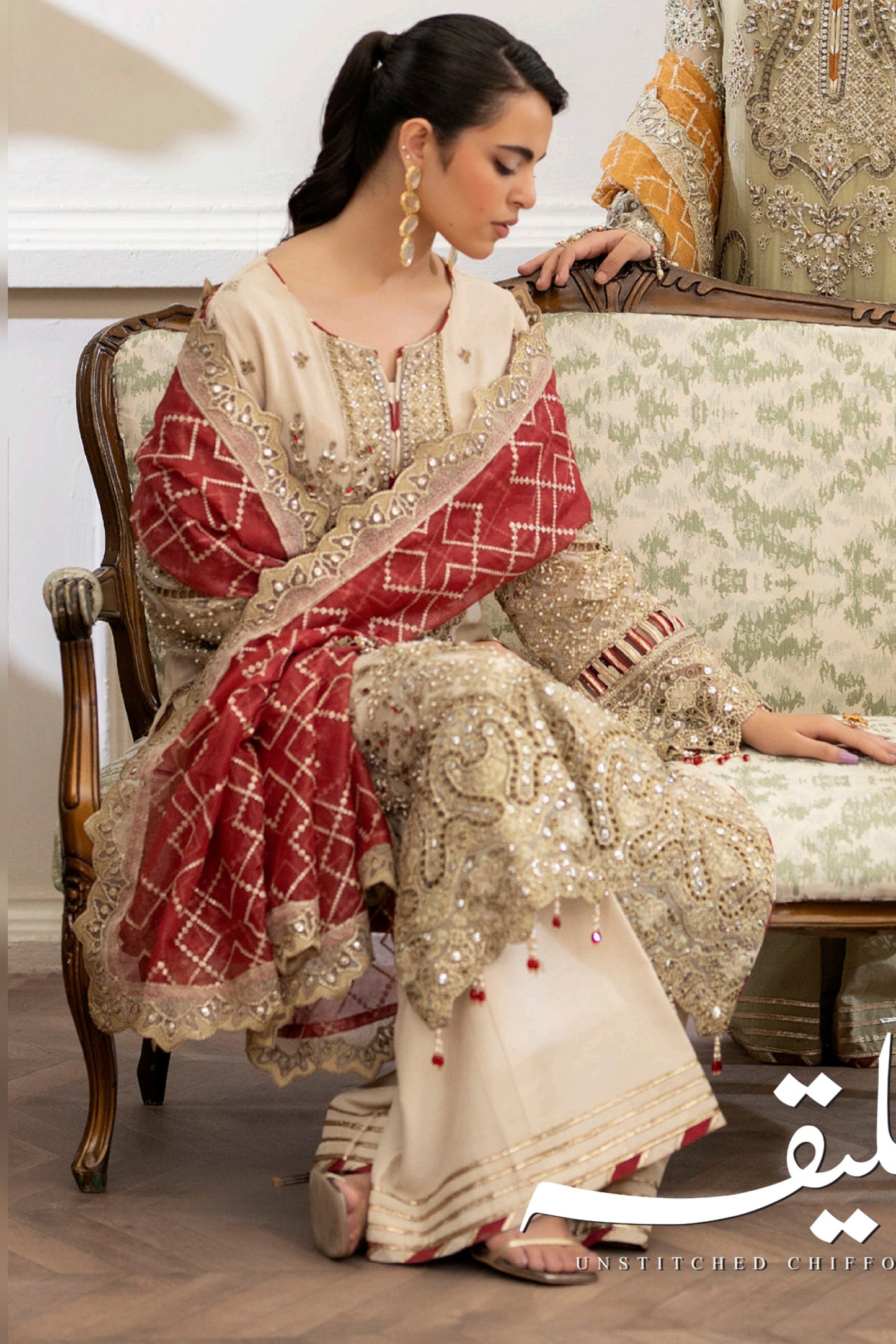 ADAN'S LIBAS SALEEQA LUXURY CHIFFON COLLECTION 2025 3