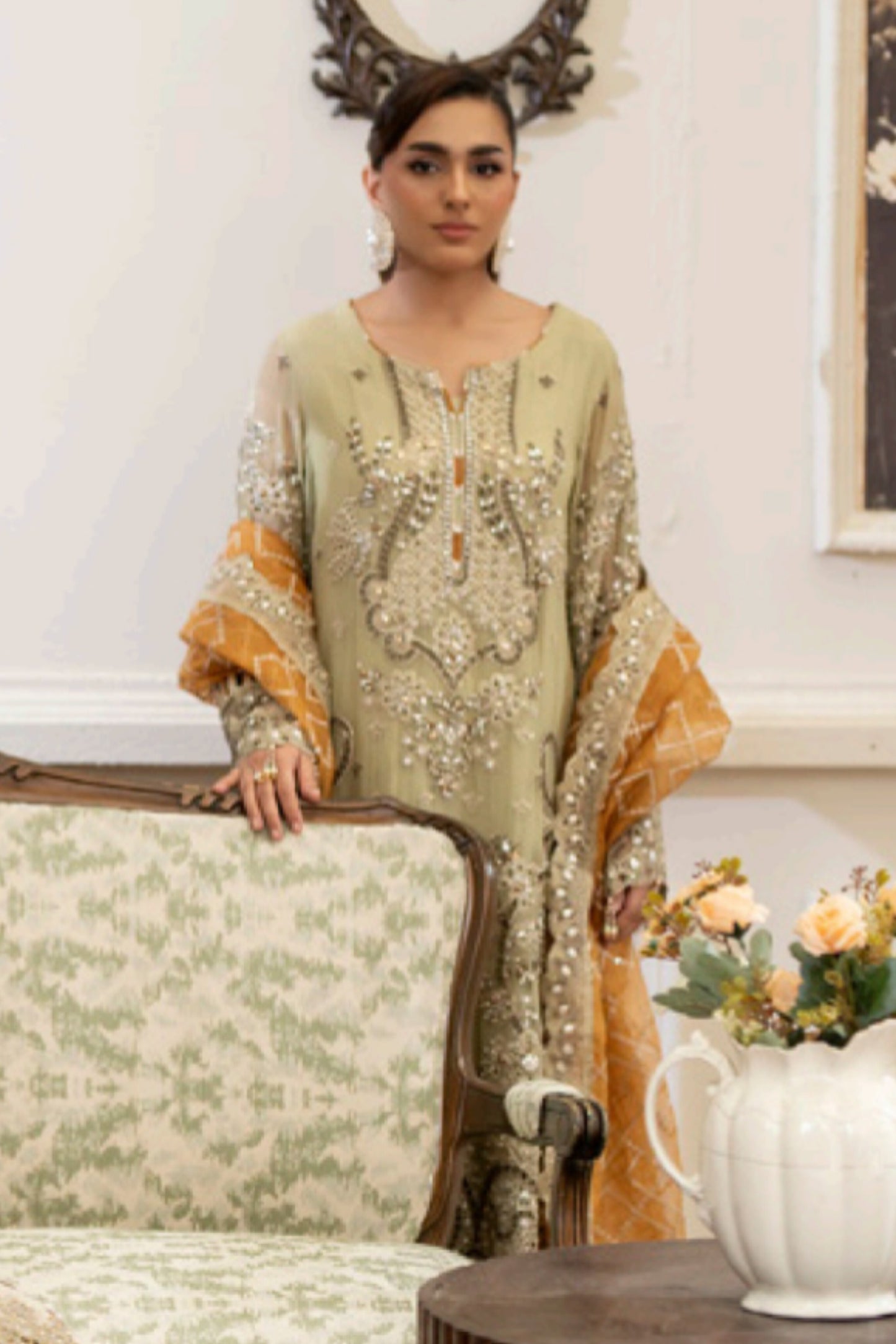 *ADAN'S LIBAS SALEEQA LUXURY CHIFFON COLLECTION 2025 6