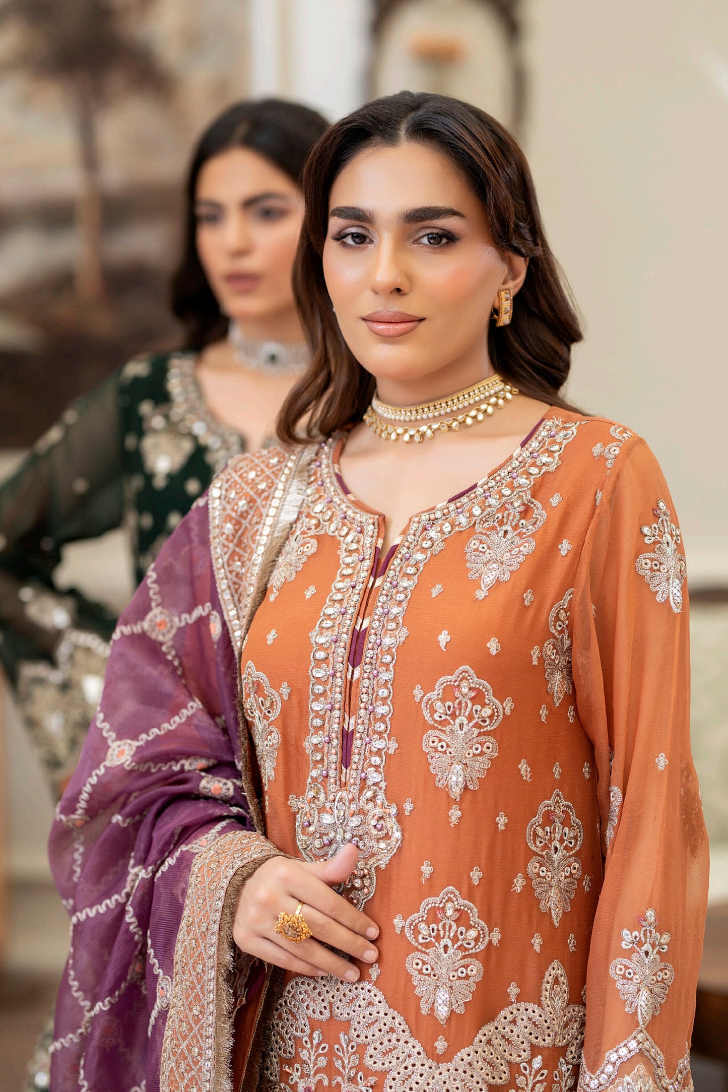 *ADAN'S LIBAS SALEEQA LUXURY CHIFFON COLLECTION 2025 6