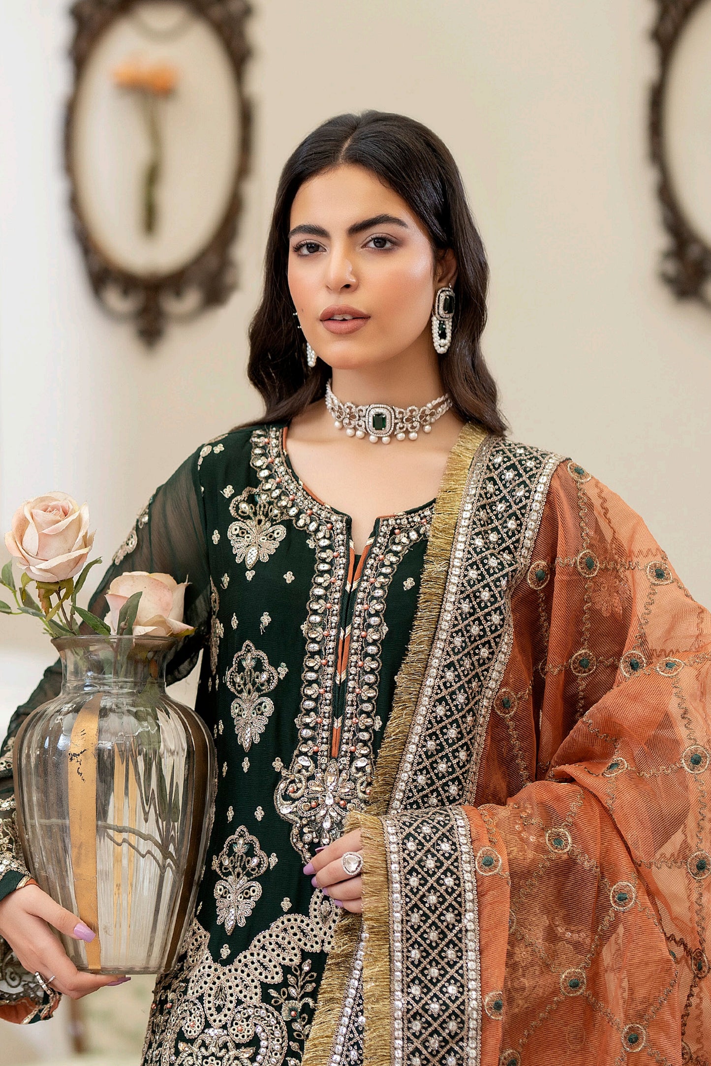 ADAN'S LIBAS SALEEQA LUXURY CHIFFON COLLECTION 2025 3