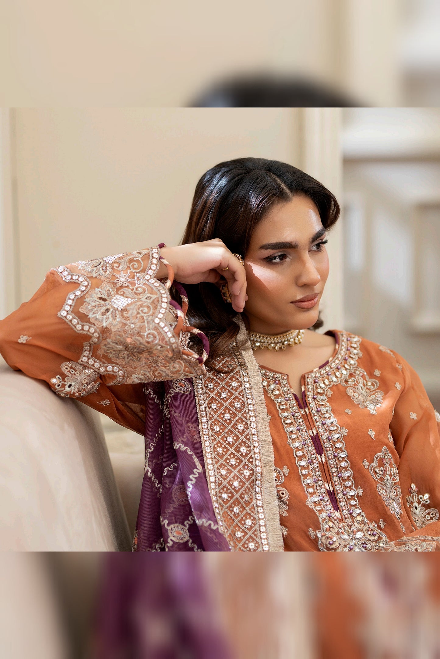 *ADAN'S LIBAS SALEEQA LUXURY CHIFFON COLLECTION 2025 6