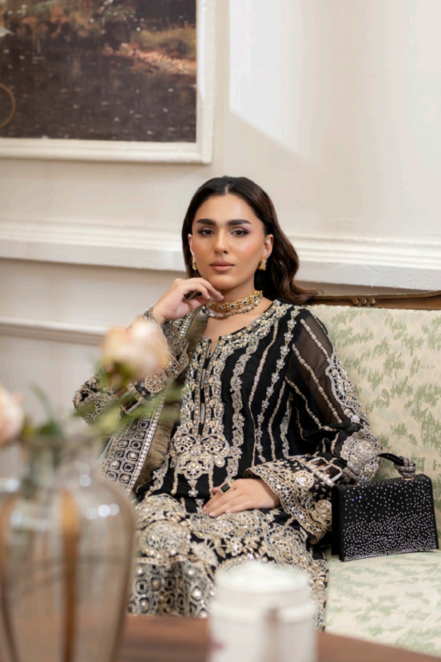 *ADAN'S LIBAS SALEEQA LUXURY CHIFFON COLLECTION 2025 6