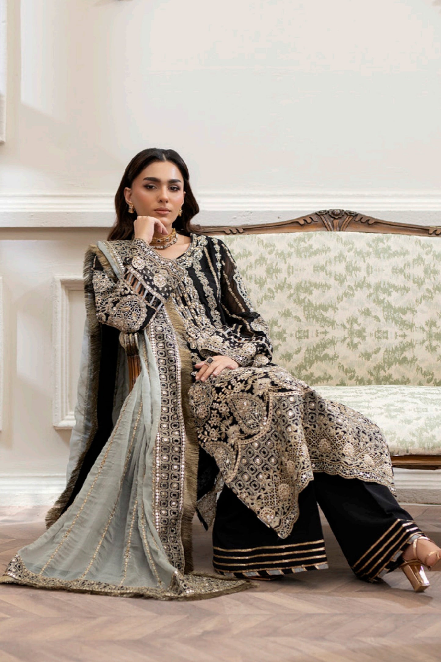 *ADAN'S LIBAS SALEEQA LUXURY CHIFFON COLLECTION 2025 6