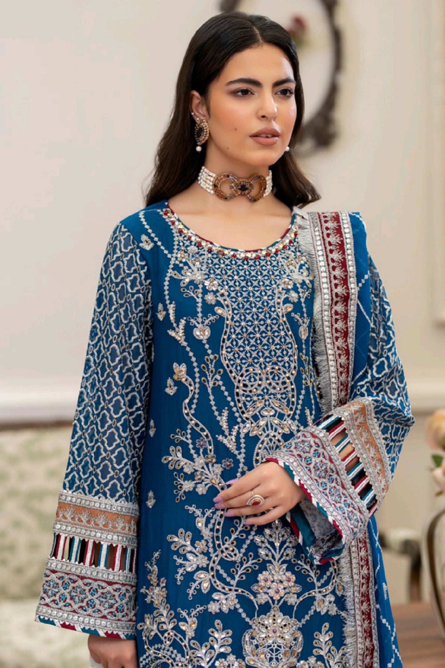 ADAN'S LIBAS SALEEQA LUXURY CHIFFON COLLECTION 2025
