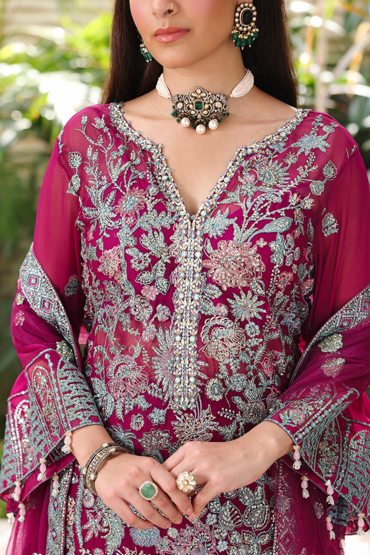 MUSHQ ROHEENAZ AANGAN LUXURY CHIFFON COLLECTION 2025 5