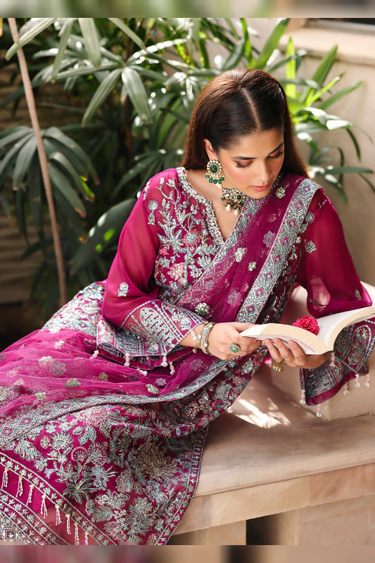 MUSHQ ROHEENAZ AANGAN LUXURY CHIFFON COLLECTION 2025 5