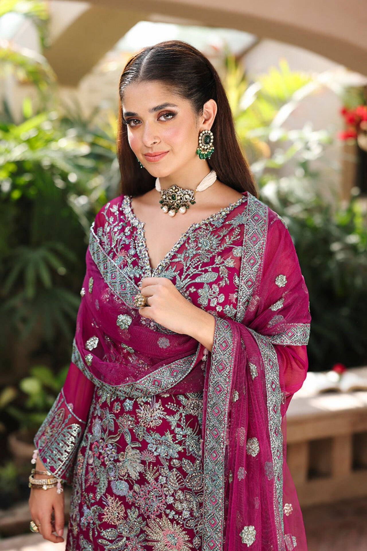 MUSHQ ROHEENAZ AANGAN LUXURY CHIFFON COLLECTION 2025 5