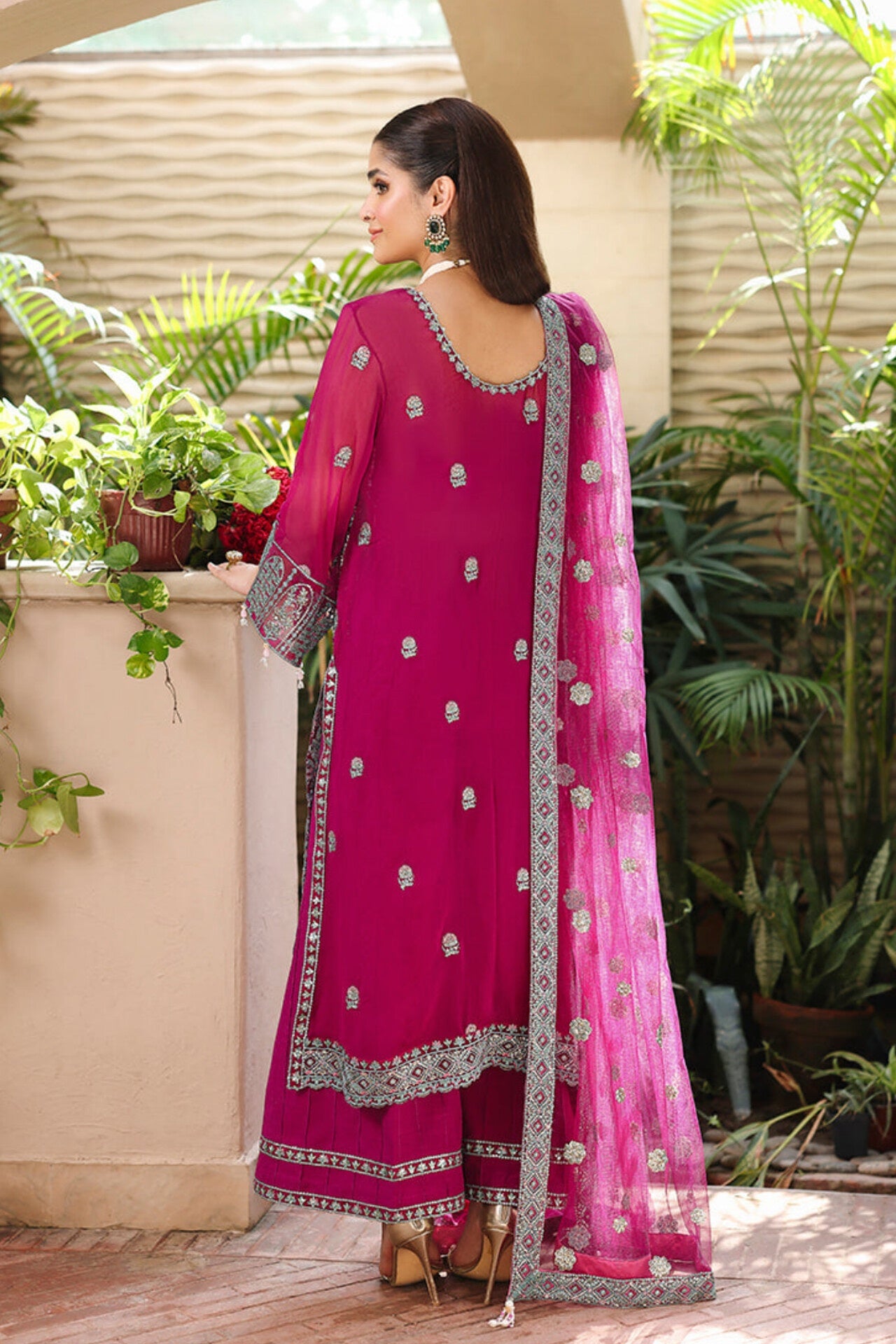 MUSHQ ROHEENAZ AANGAN LUXURY CHIFFON COLLECTION 2025 5