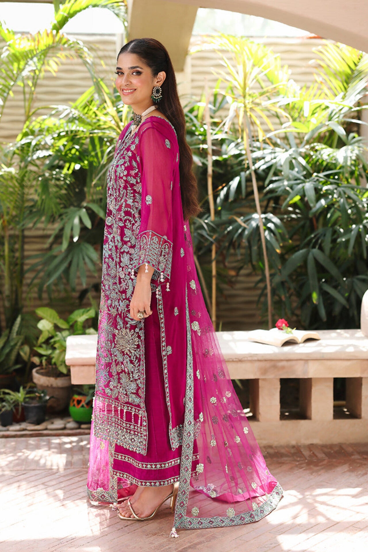 MUSHQ ROHEENAZ AANGAN LUXURY CHIFFON COLLECTION 2025 5