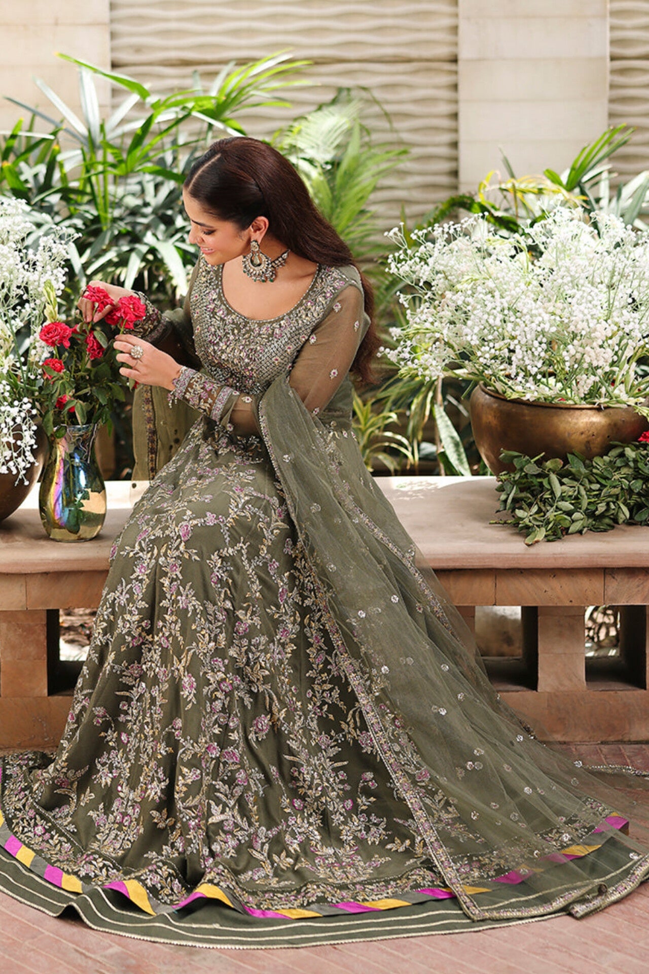 MUSHQ ROHEENAZ AANGAN LUXURY CHIFFON COLLECTION 2025 4