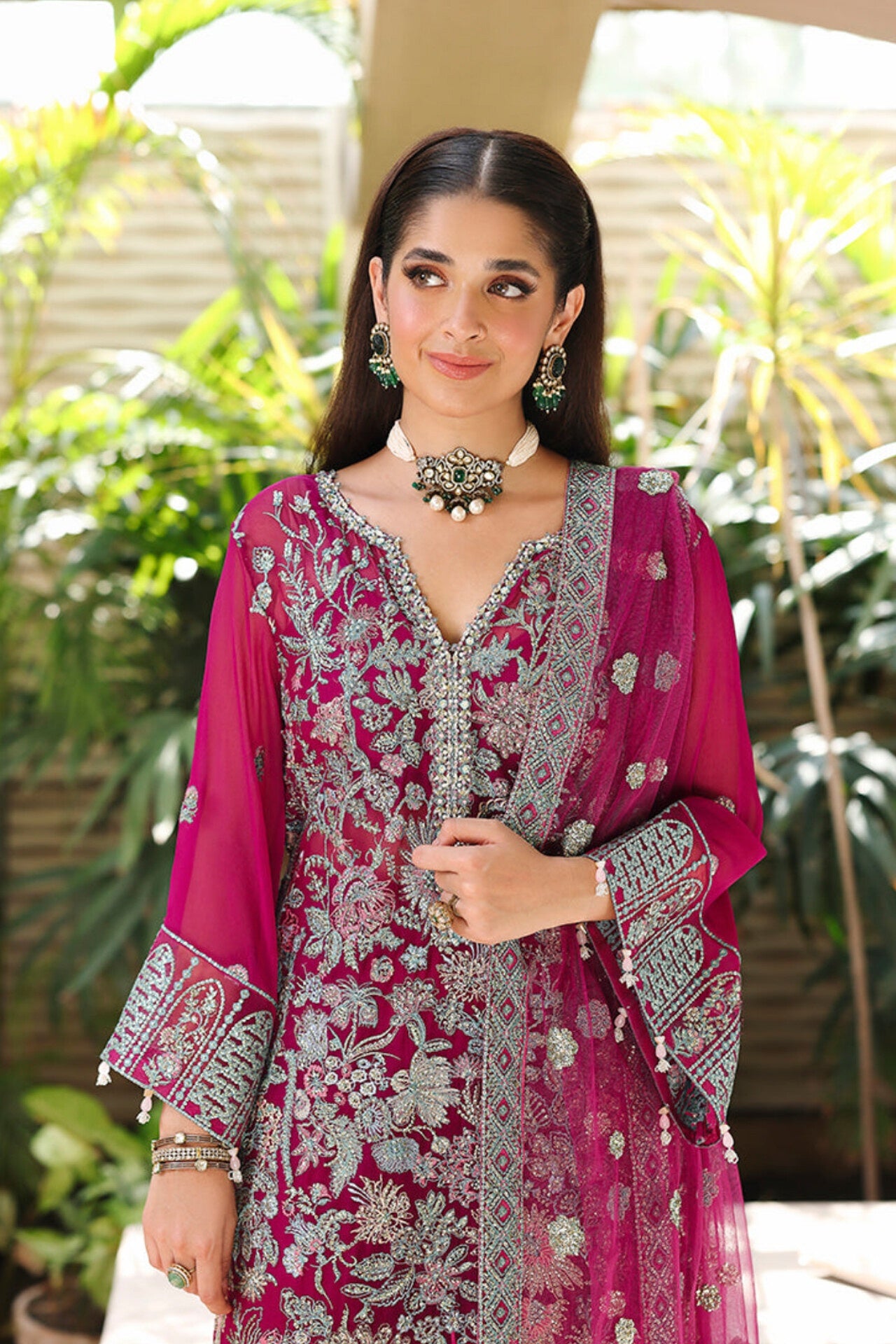 MUSHQ ROHEENAZ AANGAN LUXURY CHIFFON COLLECTION 2025 5