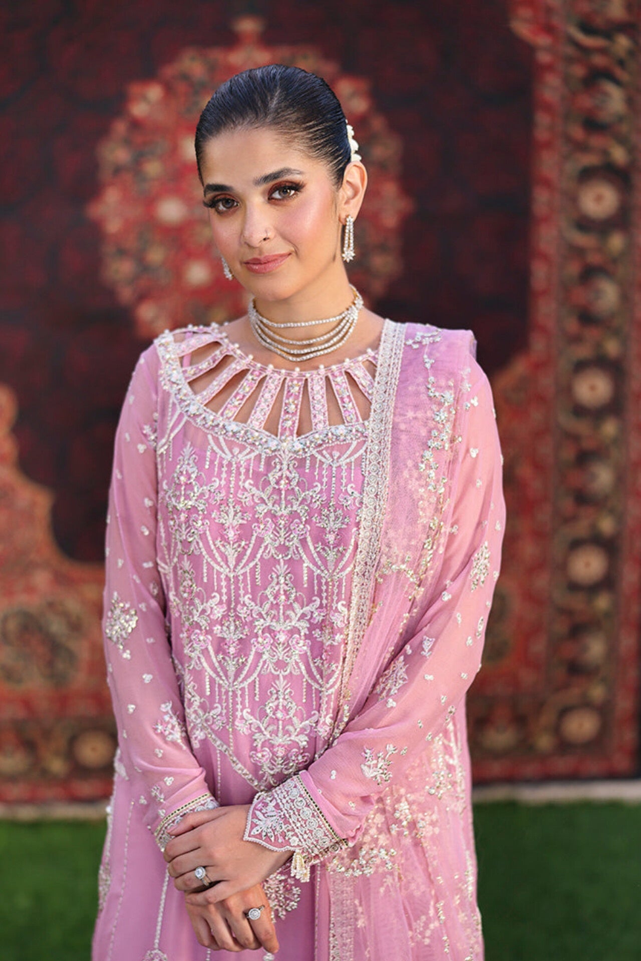 MUSHQ ROHEENAZ AANGAN LUXURY CHIFFON COLLECTION 2025