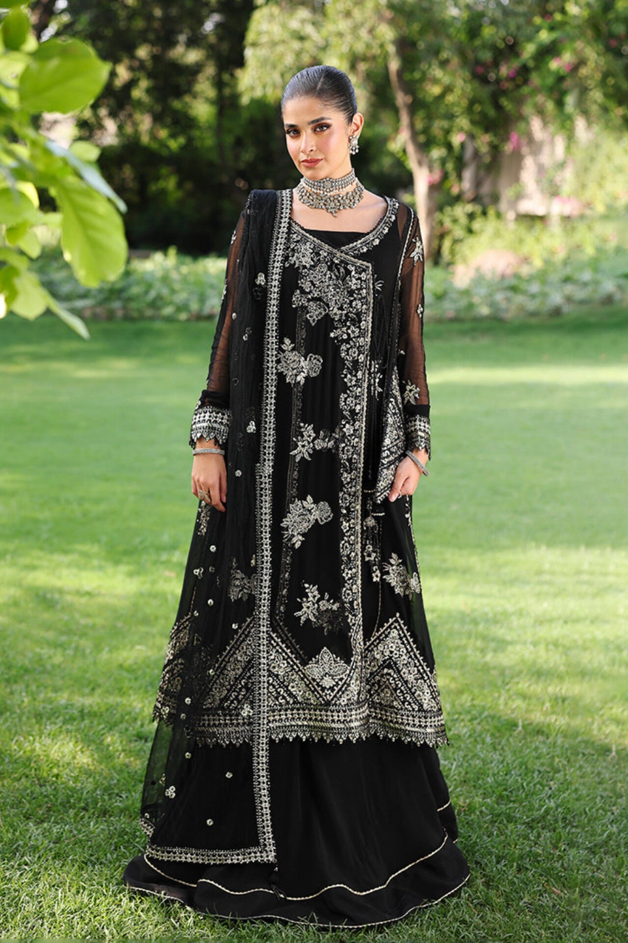 MUSHQ ROHEENAZ AANGAN LUXURY CHIFFON COLLECTION 2025 6
