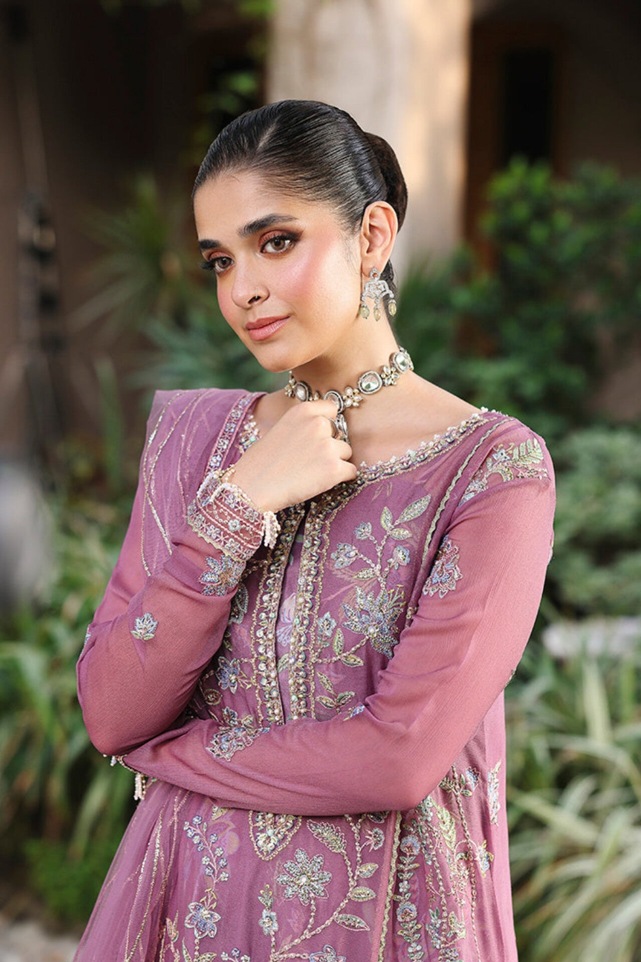 MUSHQ ROHEENAZ AANGAN LUXURY CHIFFON COLLECTION 2025 6