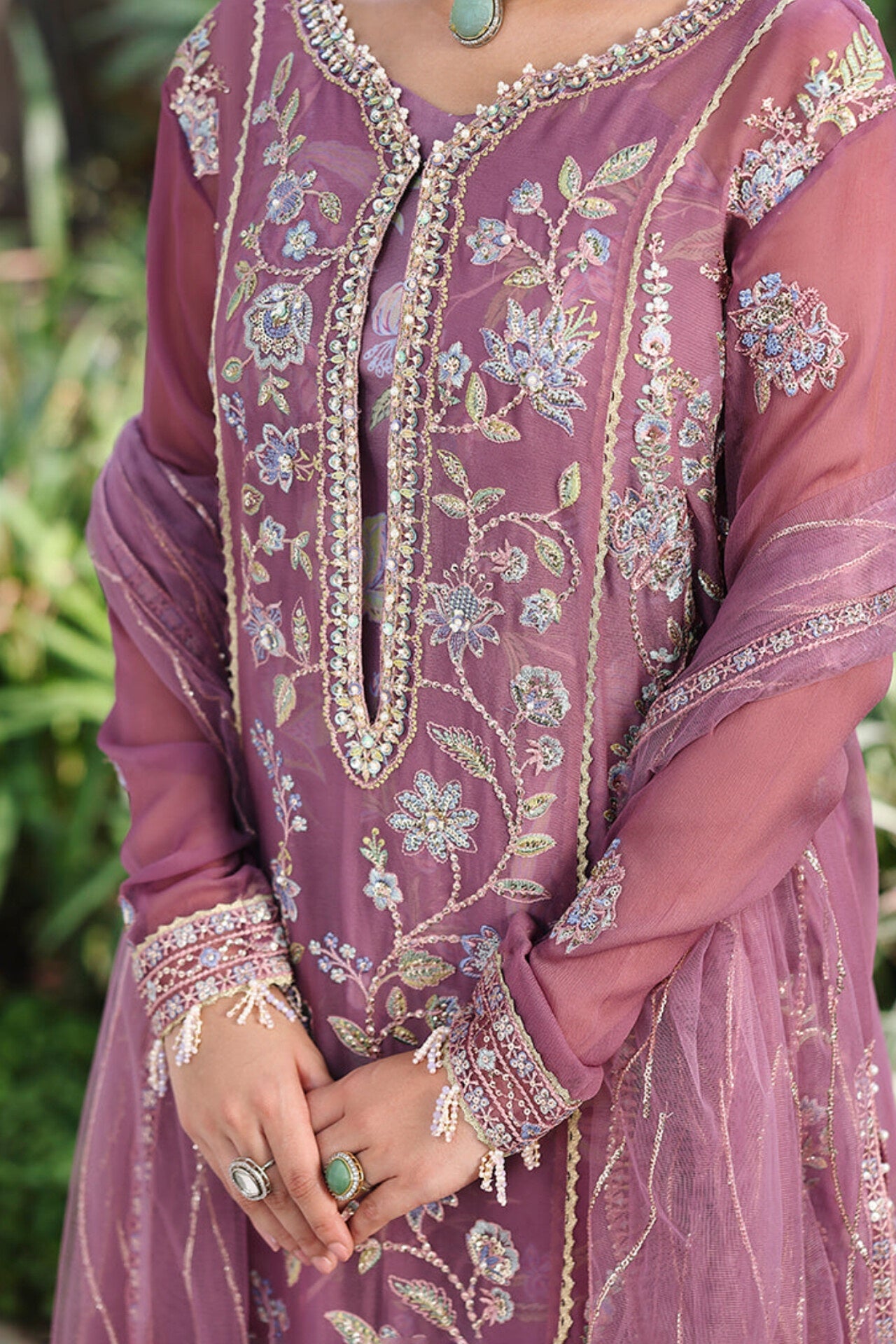 MUSHQ ROHEENAZ AANGAN LUXURY CHIFFON COLLECTION 2025 6