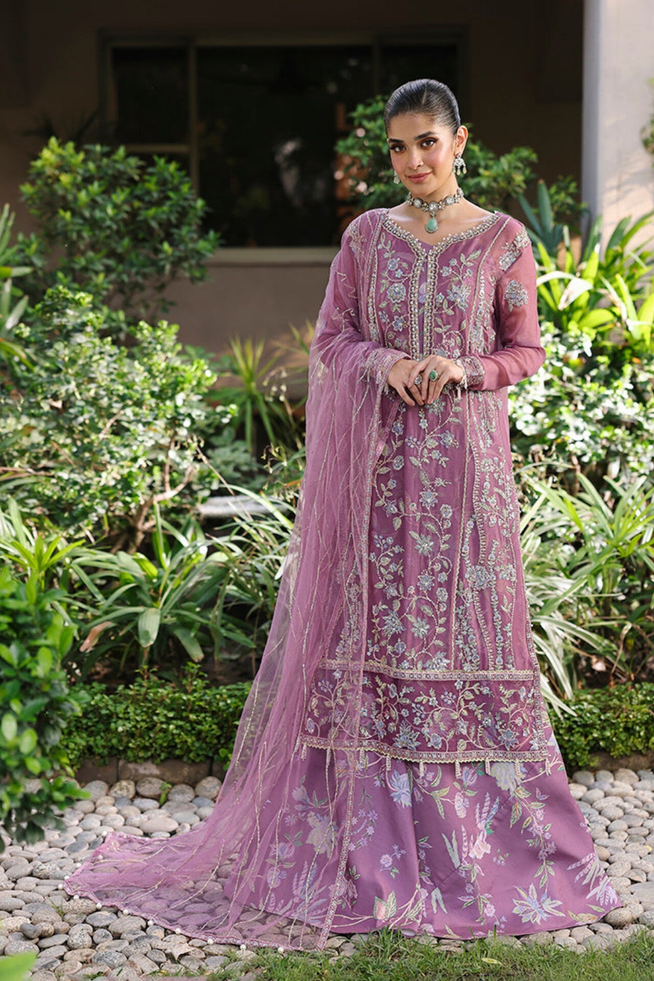 MUSHQ ROHEENAZ AANGAN LUXURY CHIFFON COLLECTION 2025 6