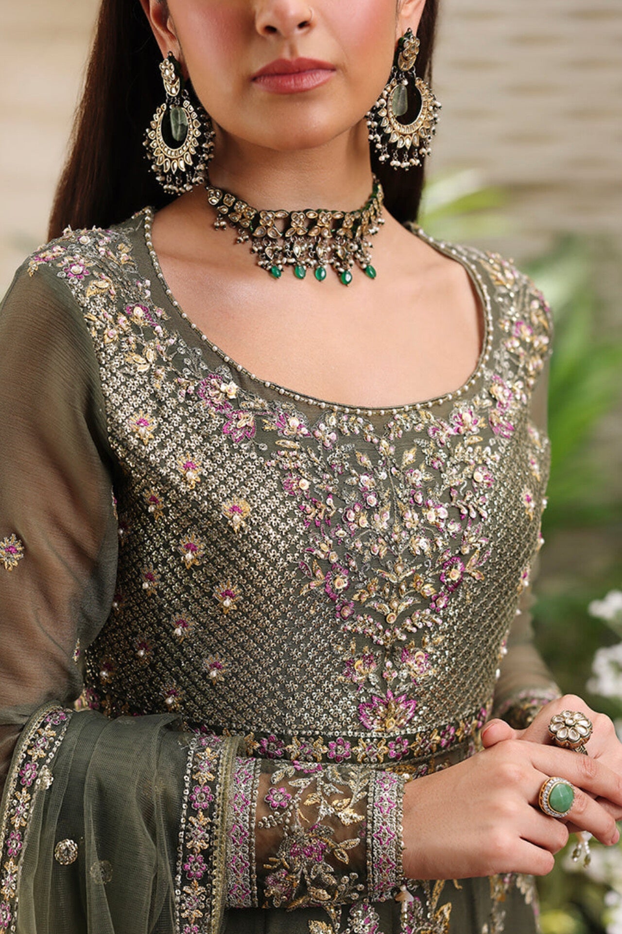 MUSHQ ROHEENAZ AANGAN LUXURY CHIFFON COLLECTION 2025 4