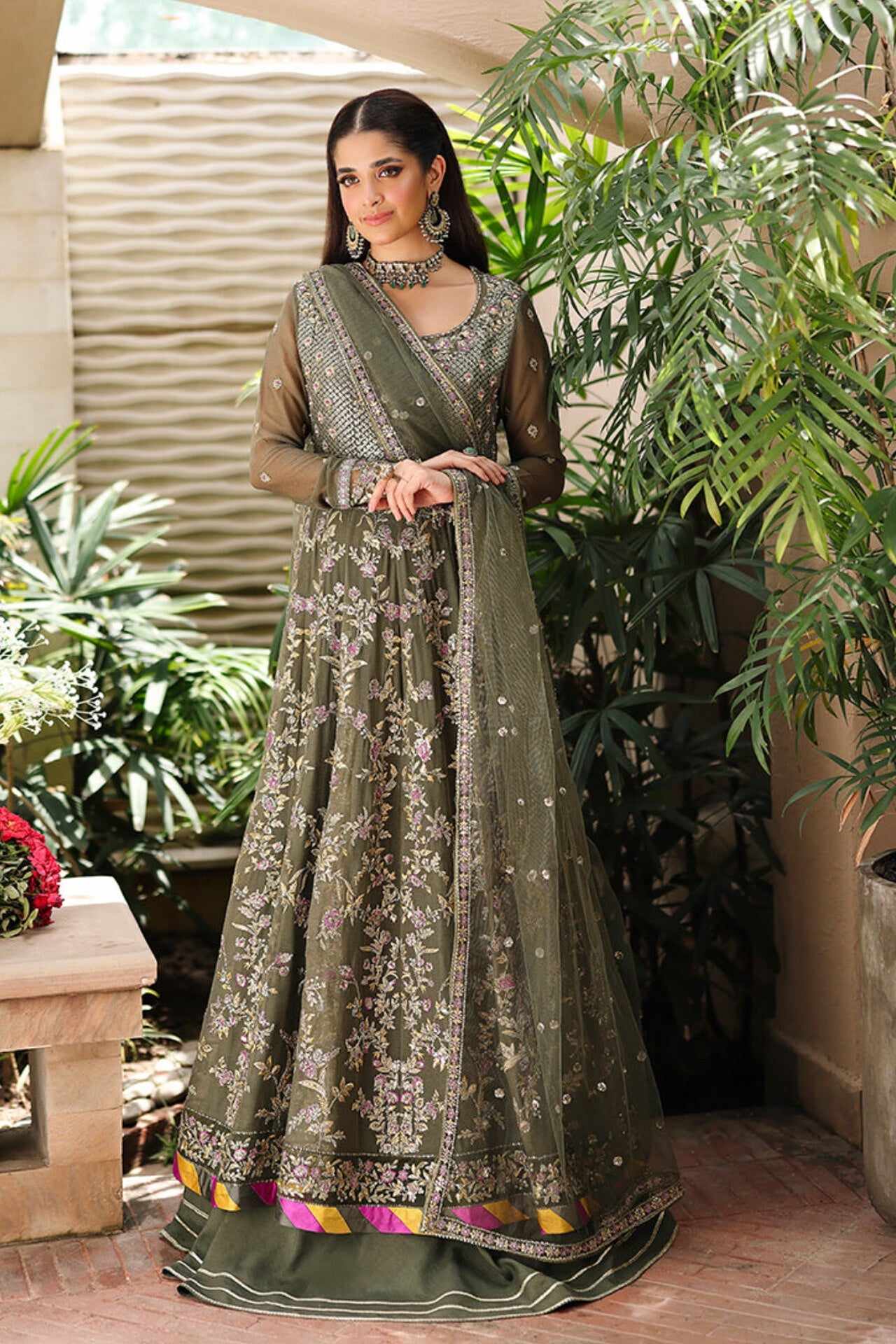 MUSHQ ROHEENAZ AANGAN LUXURY CHIFFON COLLECTION 2025 4