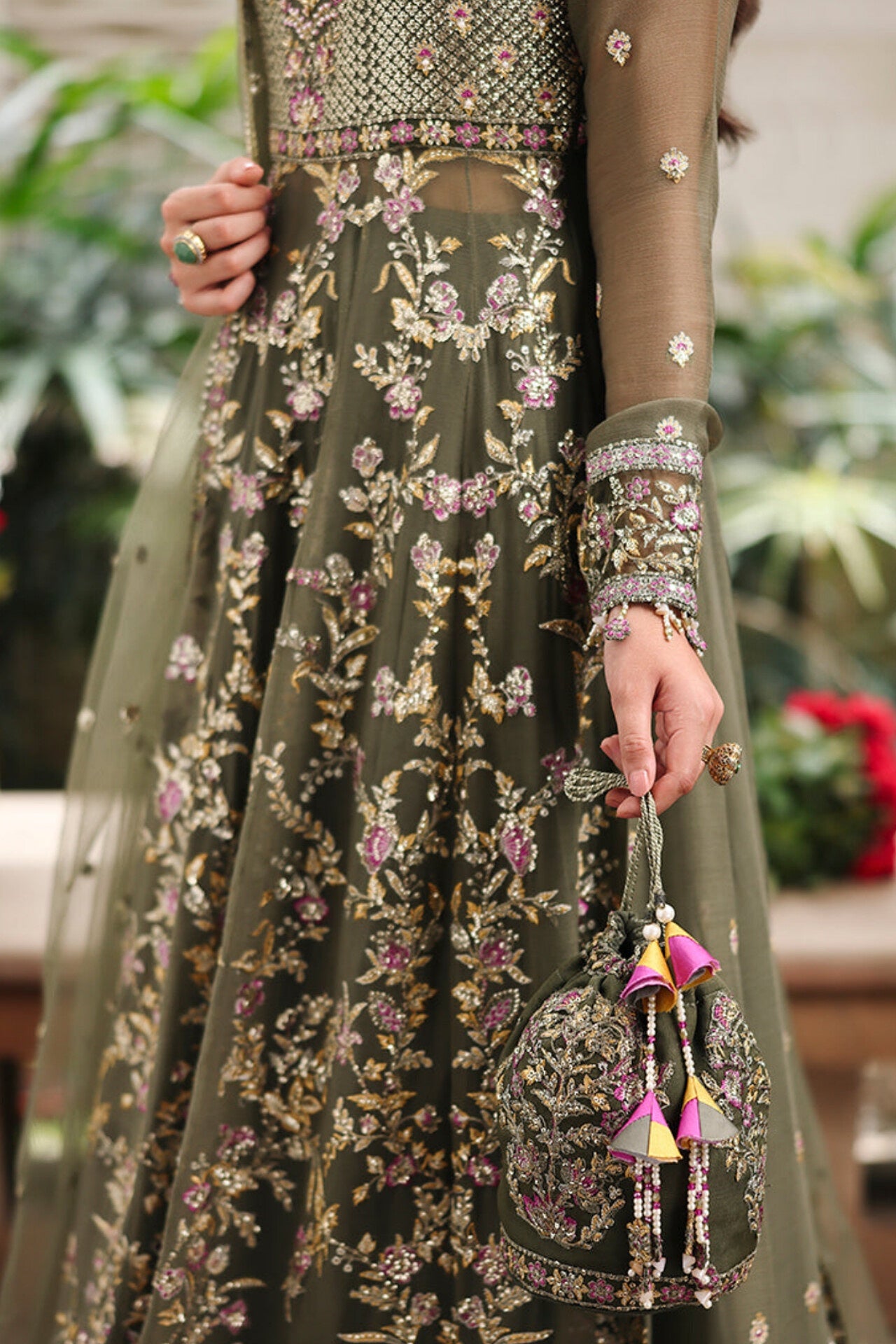 MUSHQ ROHEENAZ AANGAN LUXURY CHIFFON COLLECTION 2025 4