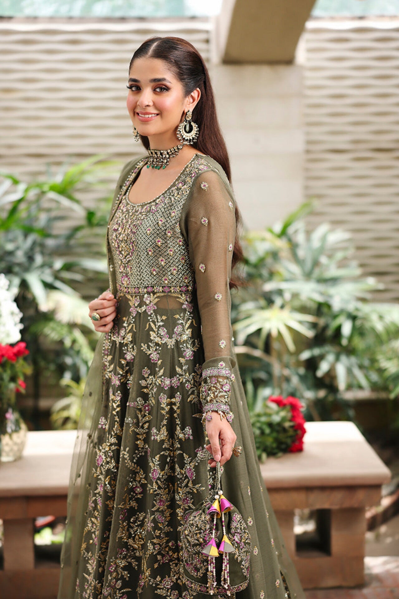 MUSHQ ROHEENAZ AANGAN LUXURY CHIFFON COLLECTION 2025 4