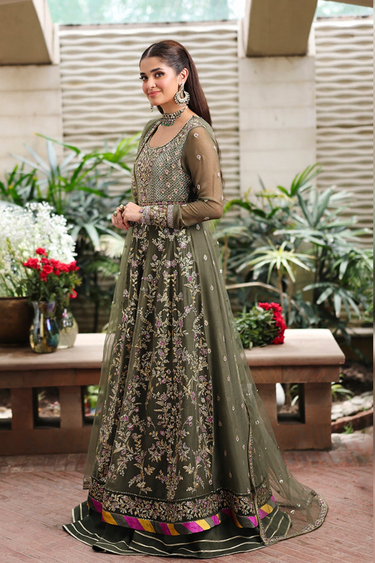 MUSHQ ROHEENAZ AANGAN LUXURY CHIFFON COLLECTION 2025 4