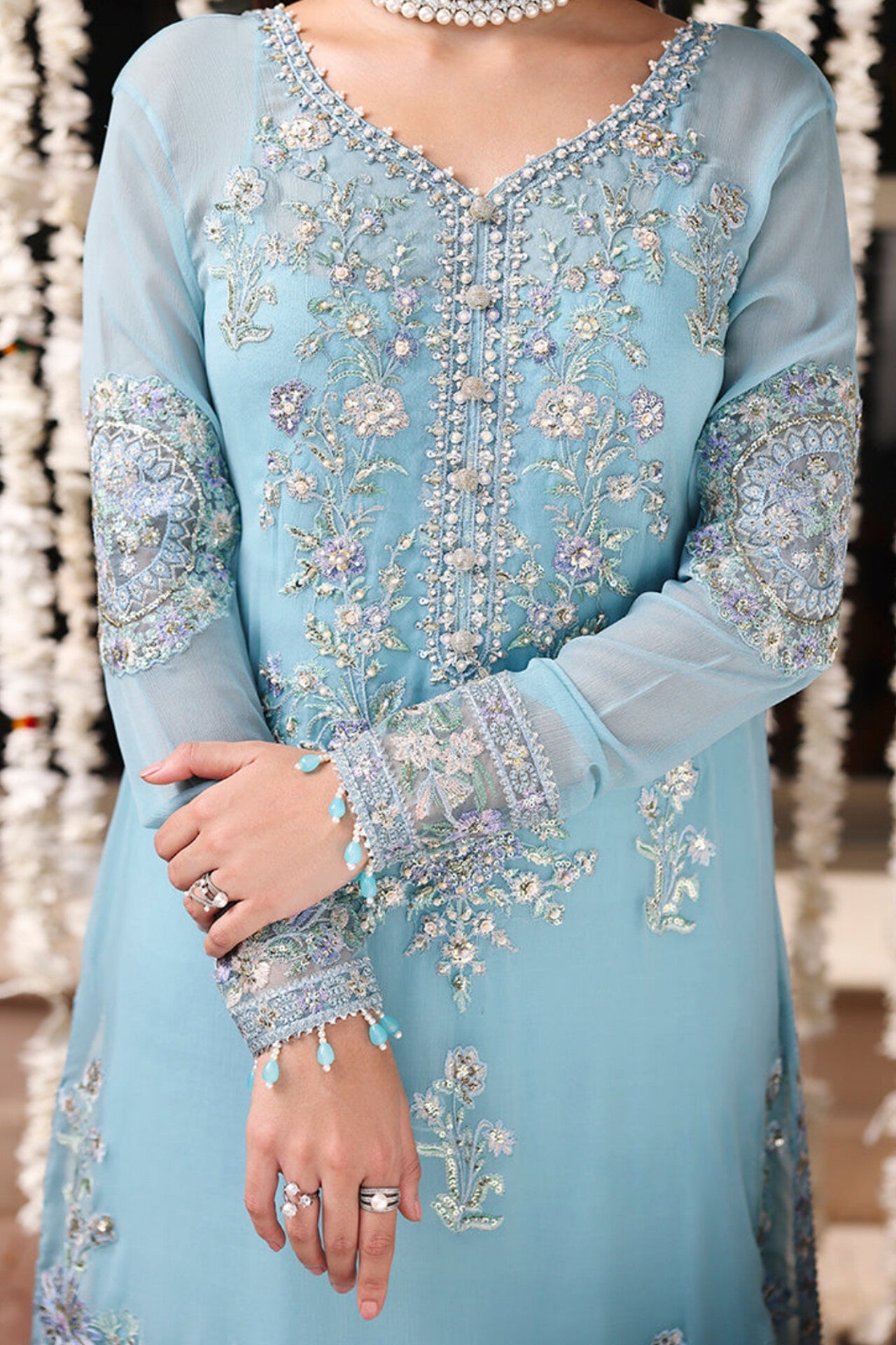 *MUSHQ ROHEENAZ AANGAN LUXURY CHIFFON COLLECTION 2025 8