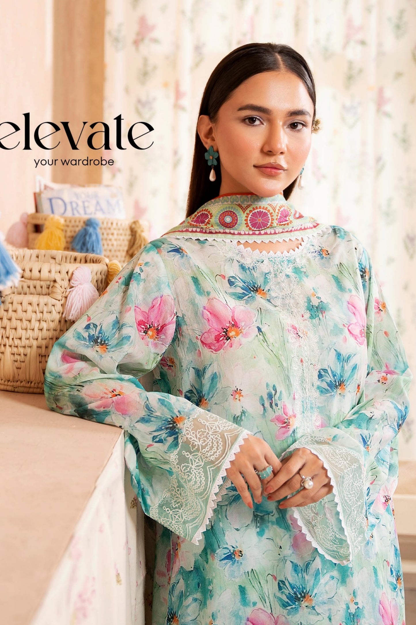 SAYA BY BRENISH LAWN EMBROIDERED COLLECTION 2025