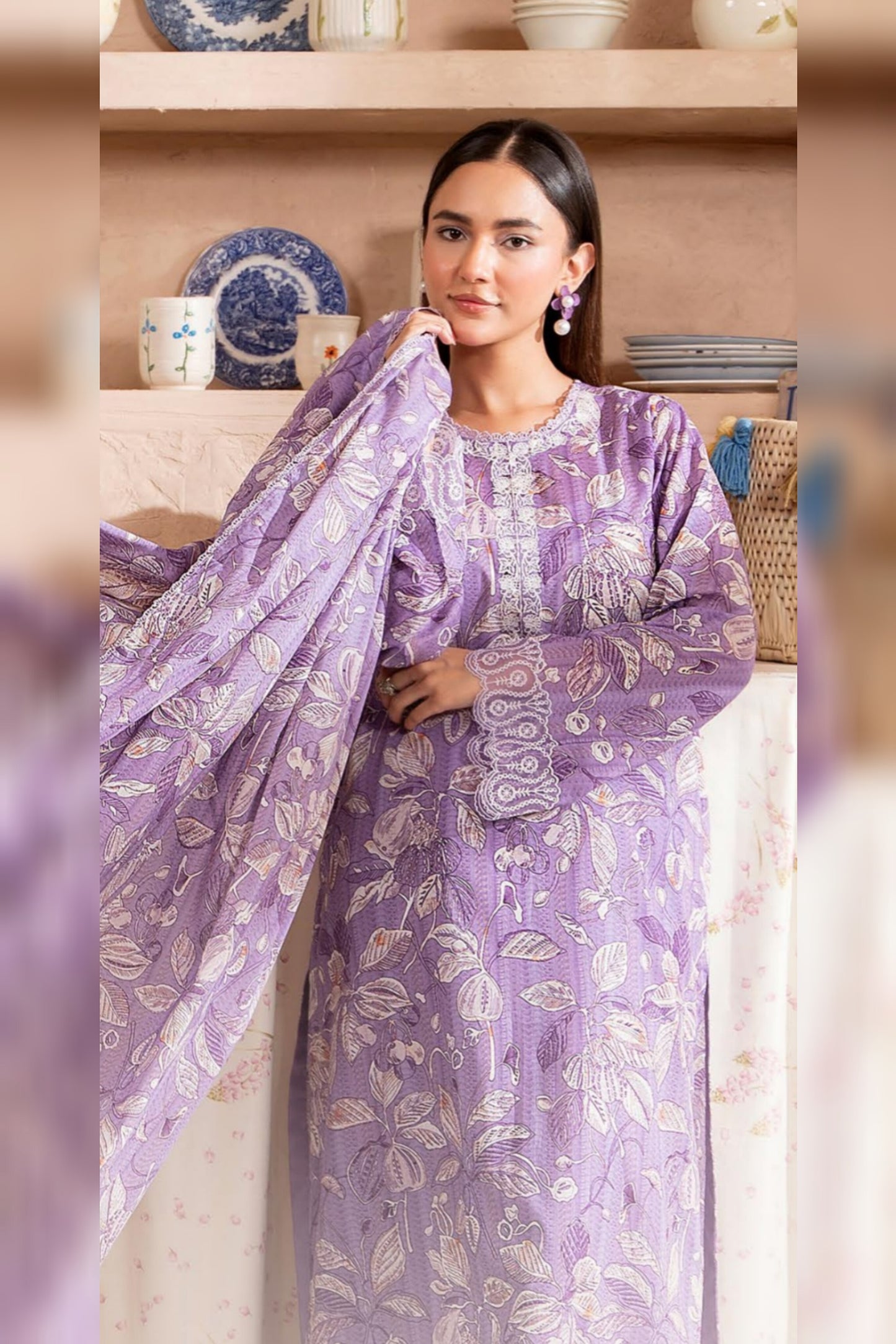 SAYA BY BRENISH LAWN EMBROIDERED COLLECTION 2025