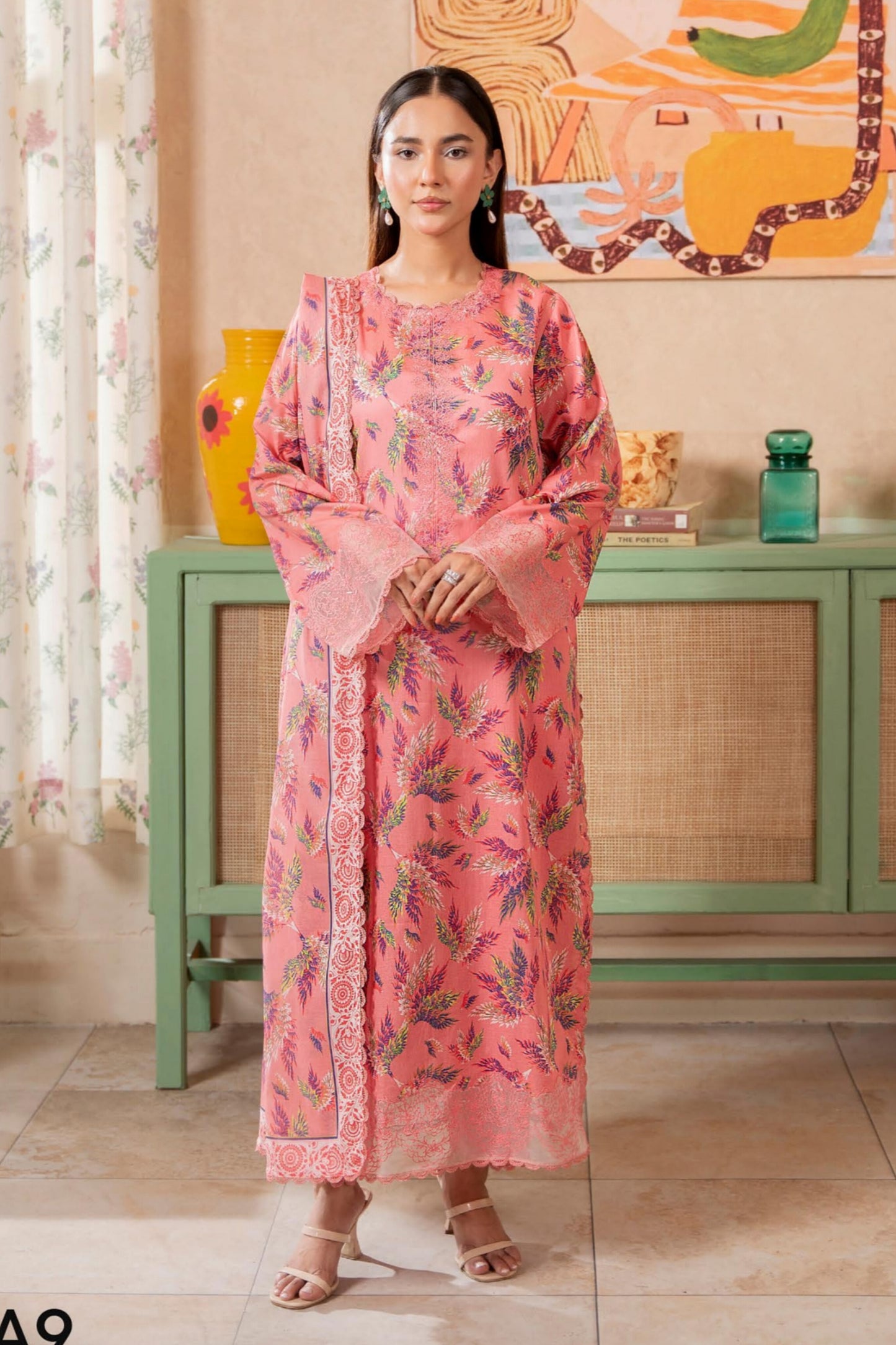 SAYA BY BRENISH LAWN EMBROIDERED COLLECTION 2025