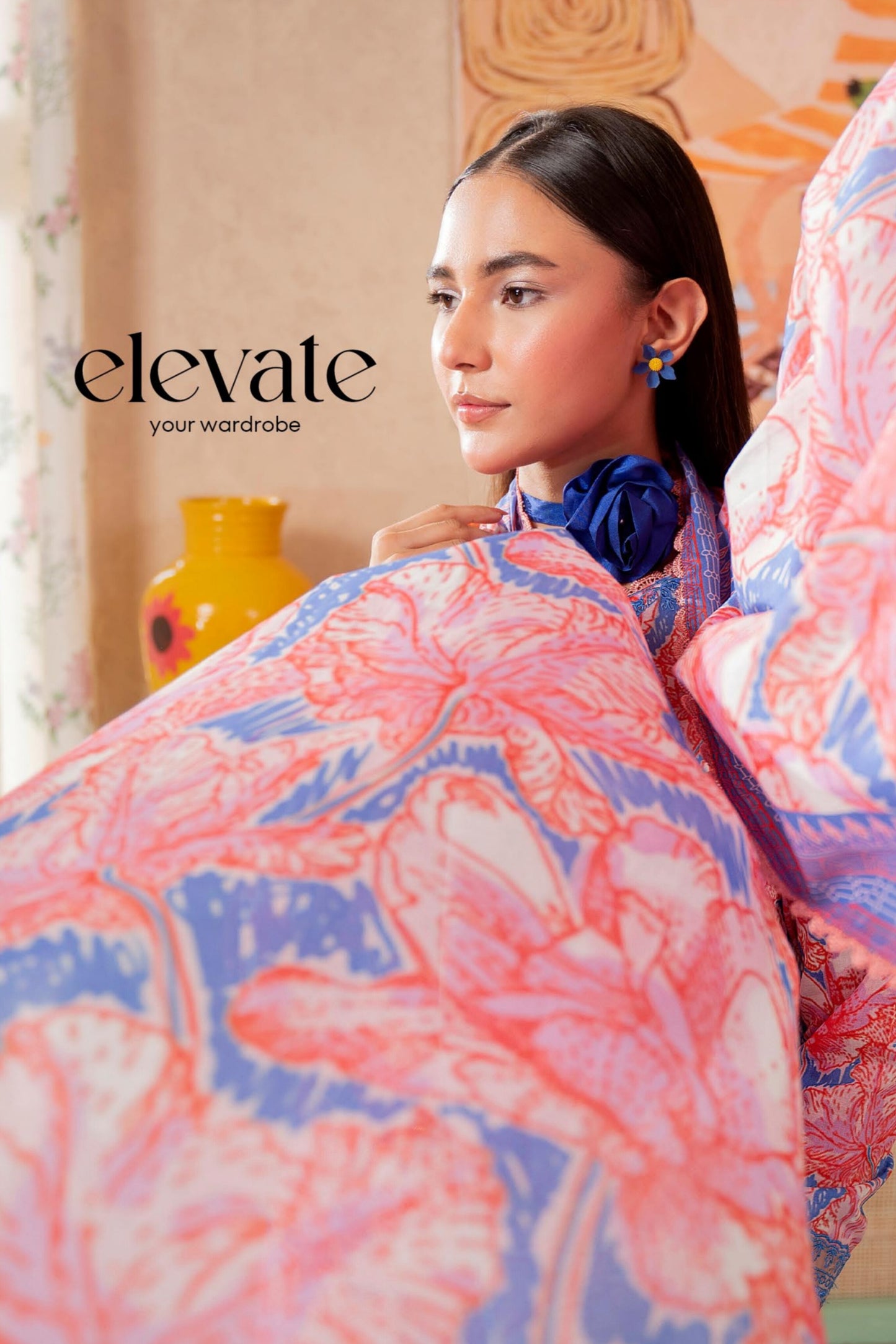 SAYA BY BRENISH LAWN EMBROIDERED COLLECTION 2025