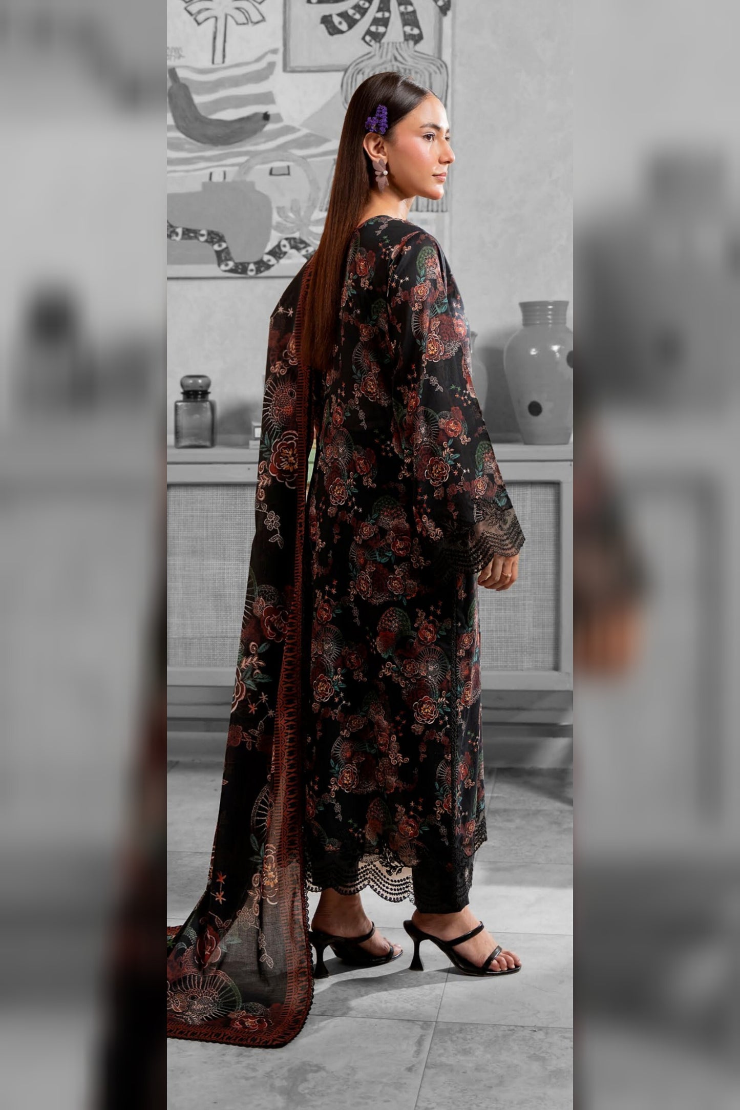 SAYA BY BRENISH LAWN EMBROIDERED COLLECTION 2025