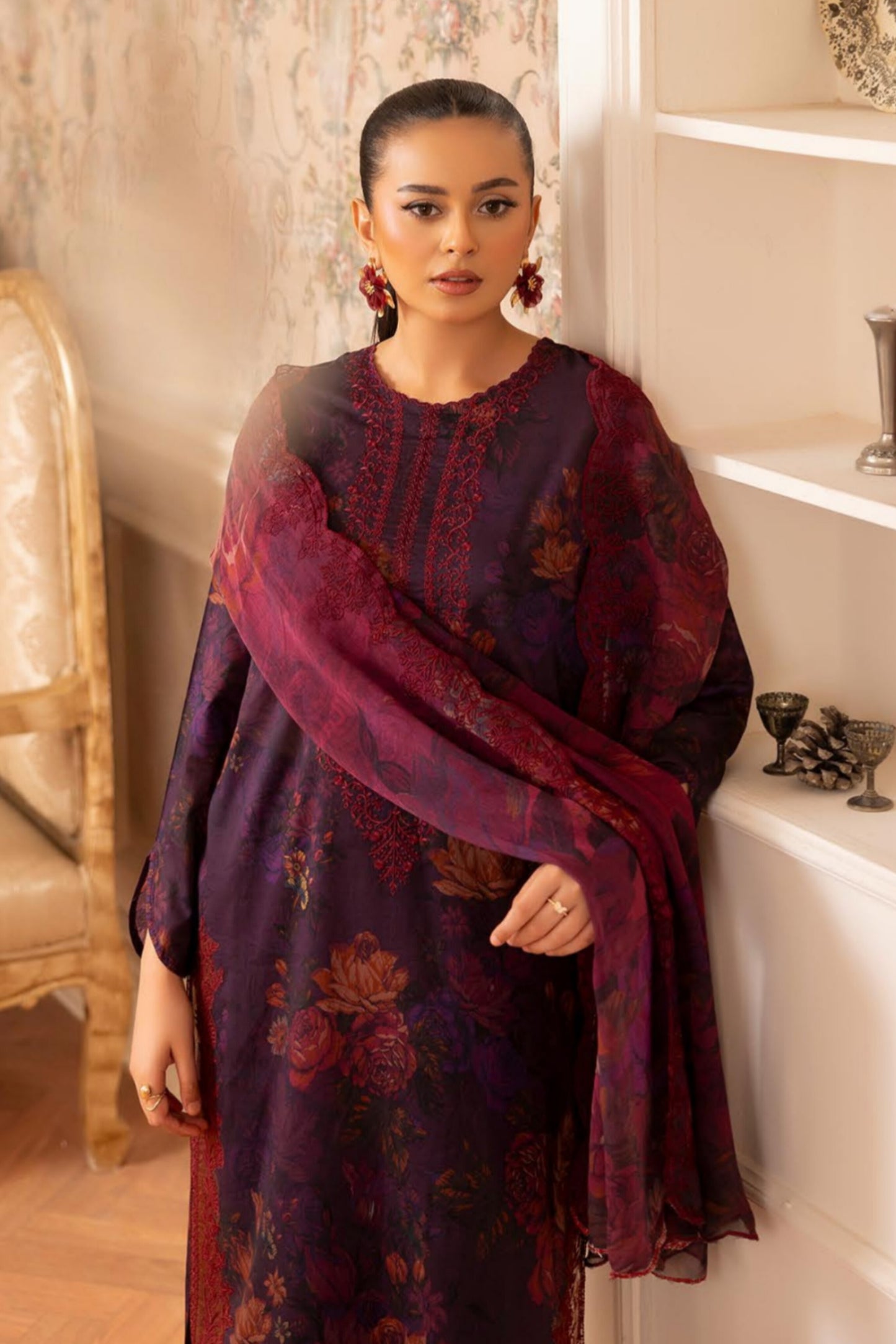*GULLJEE ZIVA PREMIUM LAWN EMBROIDERED EDIT 2025 6