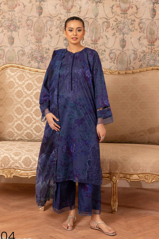 GULLJEE ZIVA PREMIUM LAWN EMBROIDERED EDIT 2025 2