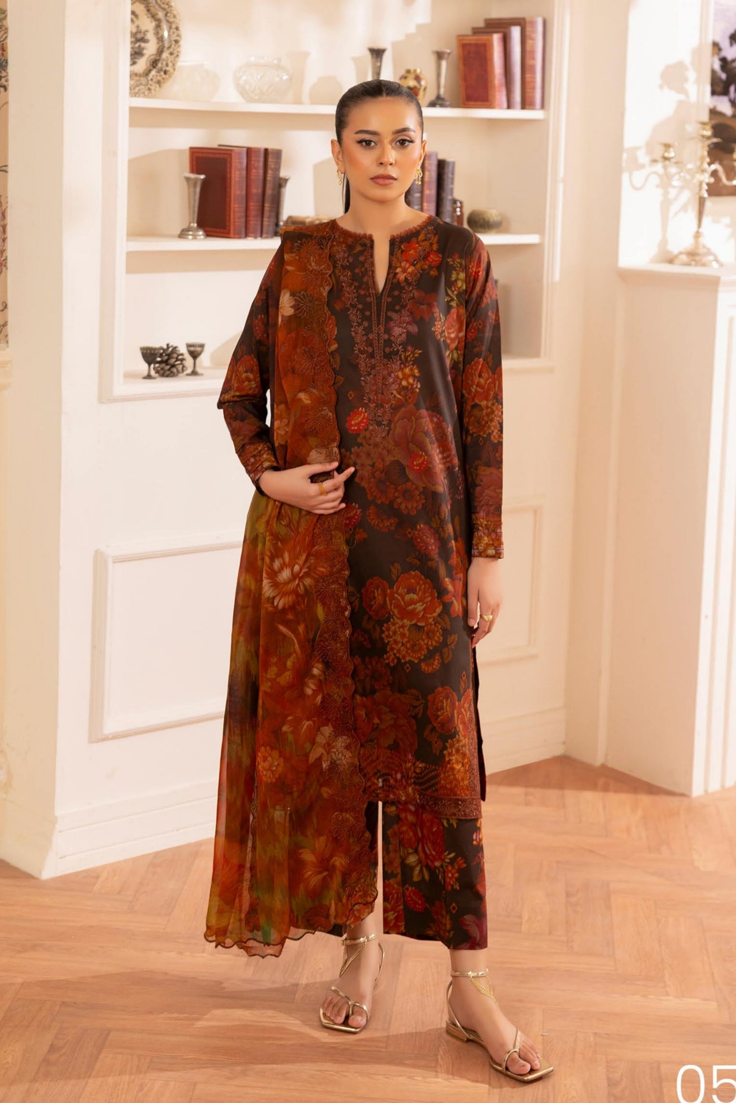 *GULLJEE ZIVA PREMIUM LAWN EMBROIDERED EDIT 2025 14