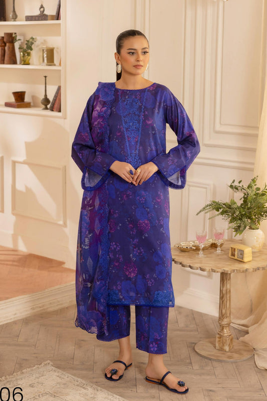 GULLJEE ZIVA PREMIUM LAWN EMBROIDERED EDIT 2025 5