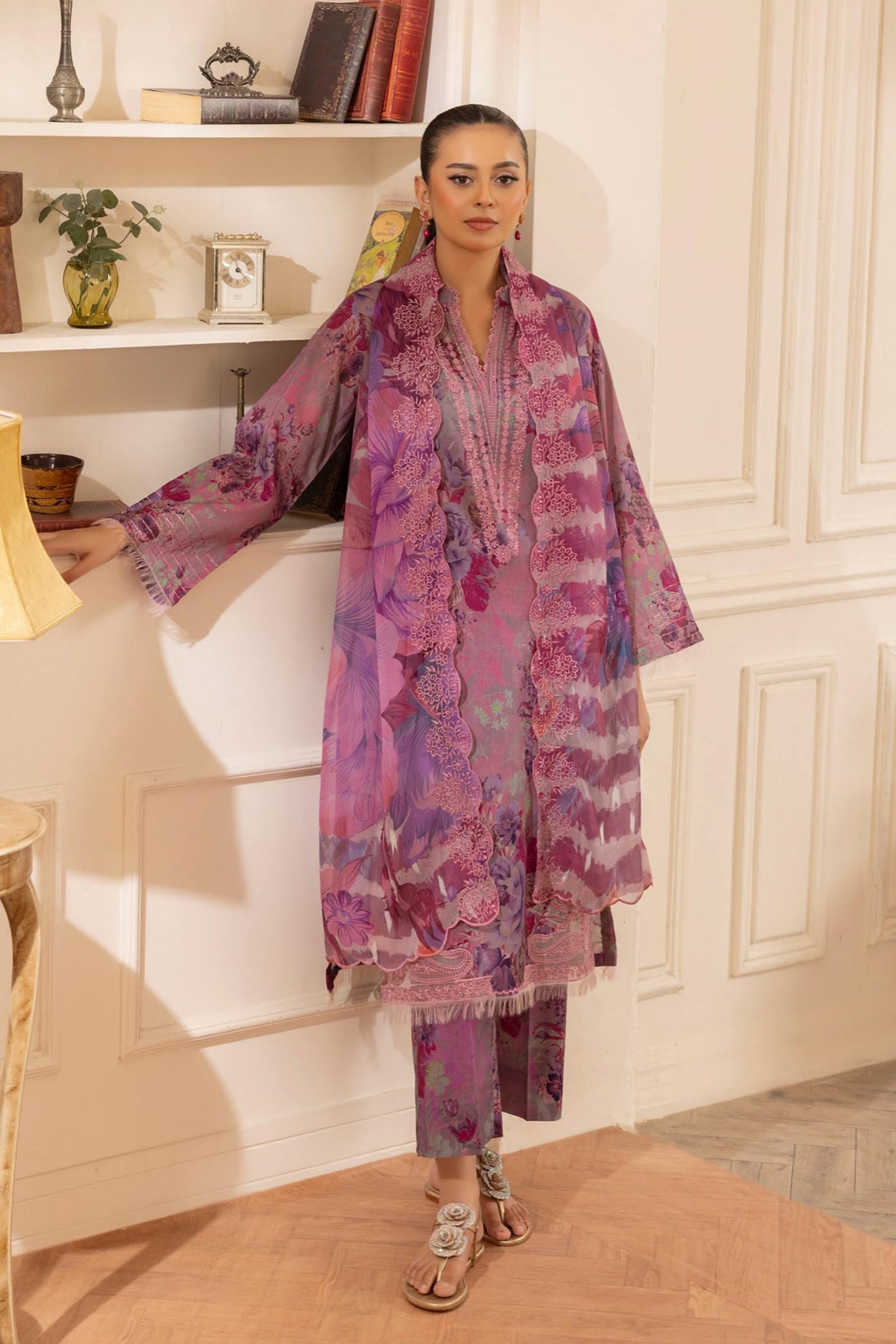 GULLJEE ZIVA PREMIUM LAWN EMBROIDERED EDIT 2025 4