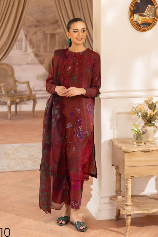 GULLJEE ZIVA PREMIUM LAWN EMBROIDERED EDIT 2025 2