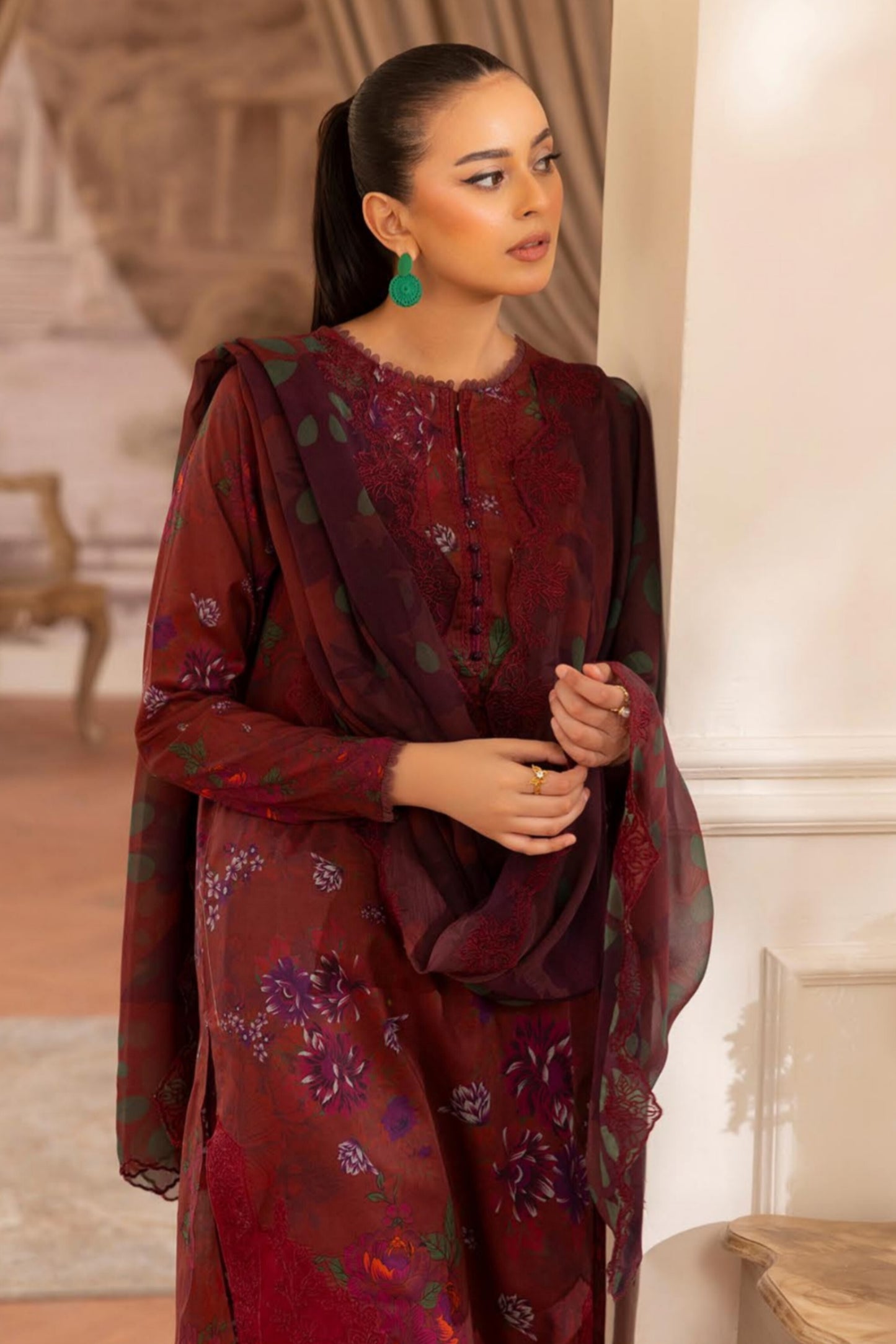 GULLJEE ZIVA PREMIUM LAWN EMBROIDERED EDIT 2025 2