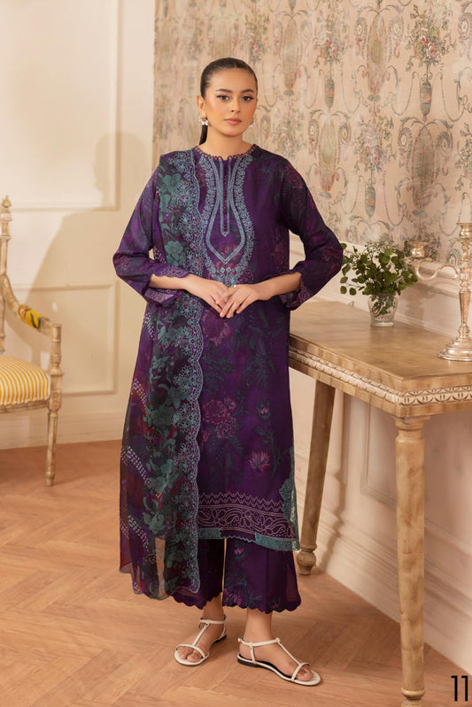 *GULLJEE ZIVA PREMIUM LAWN EMBROIDERED EDIT 2025 6