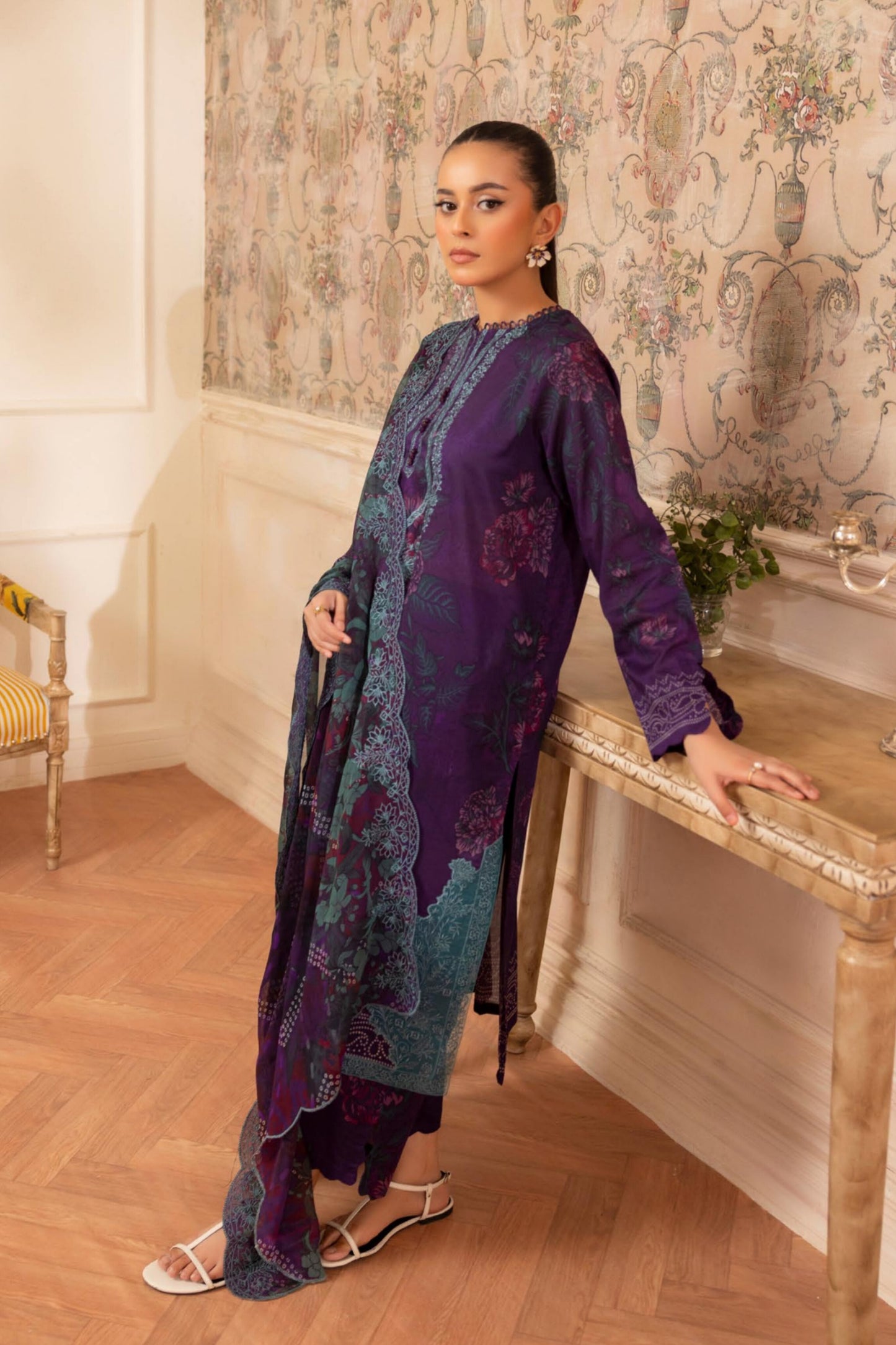 *GULLJEE ZIVA PREMIUM LAWN EMBROIDERED EDIT 2025 6