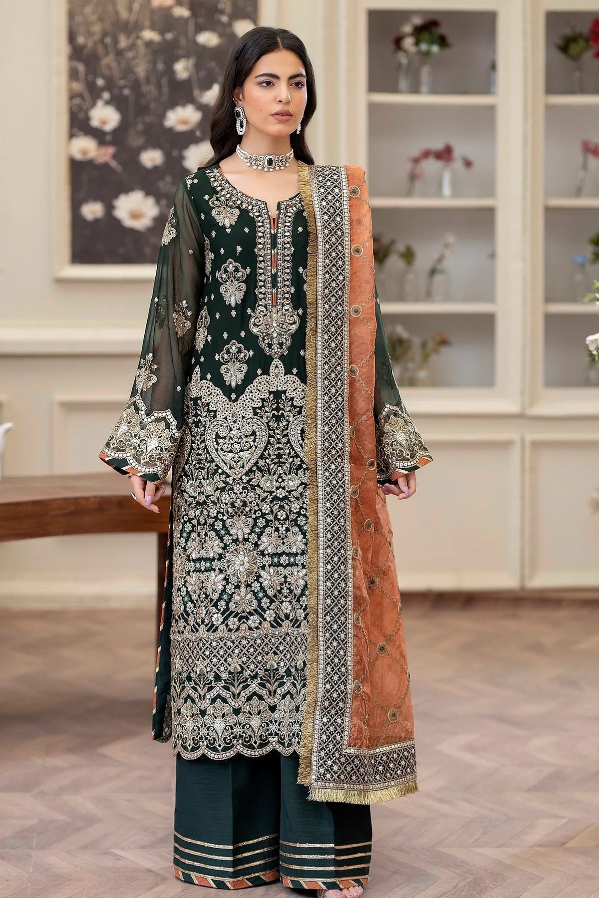 ADAN'S LIBAS SALEEQA LUXURY CHIFFON COLLECTION 2025 3