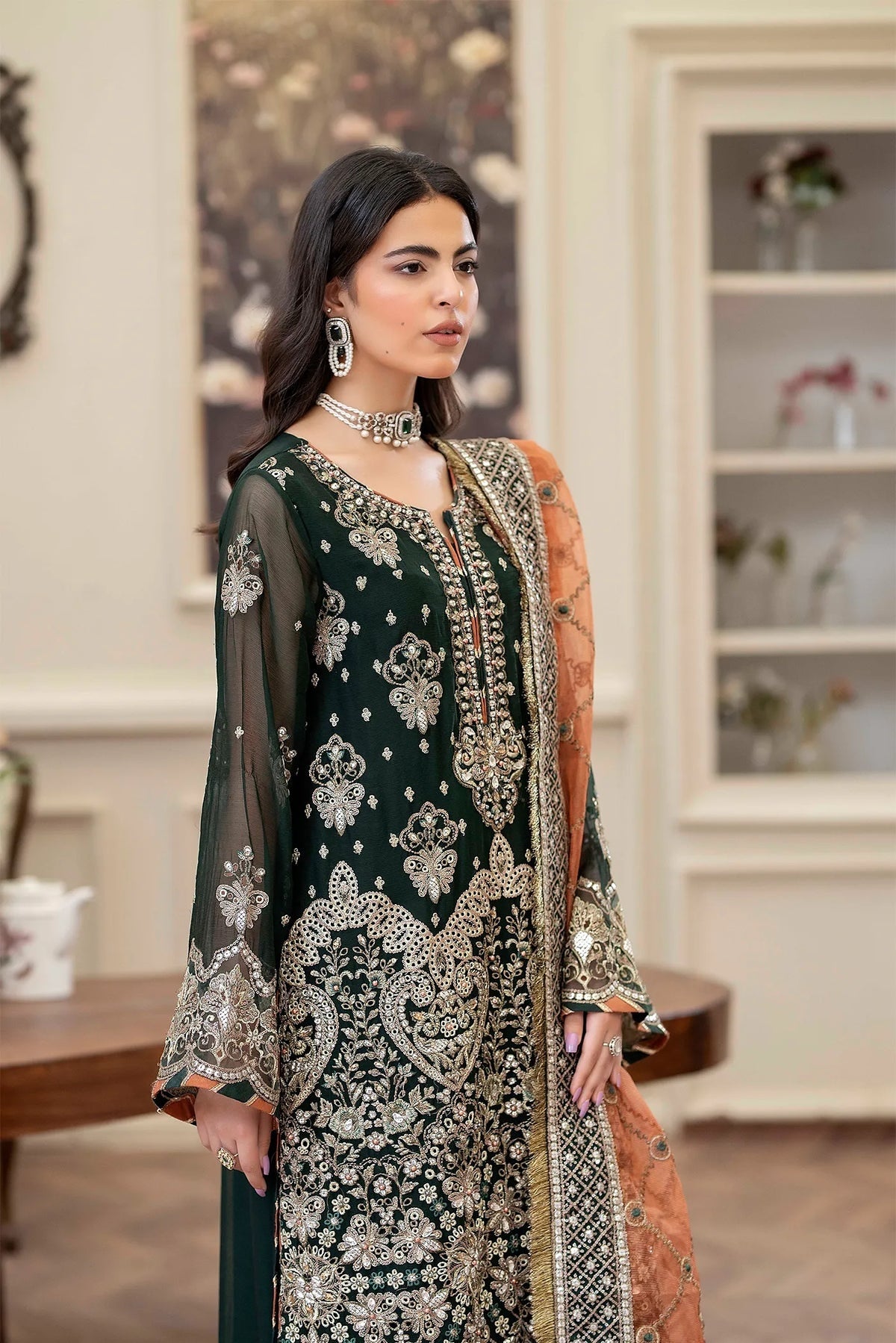 ADAN'S LIBAS SALEEQA LUXURY CHIFFON COLLECTION 2025 3