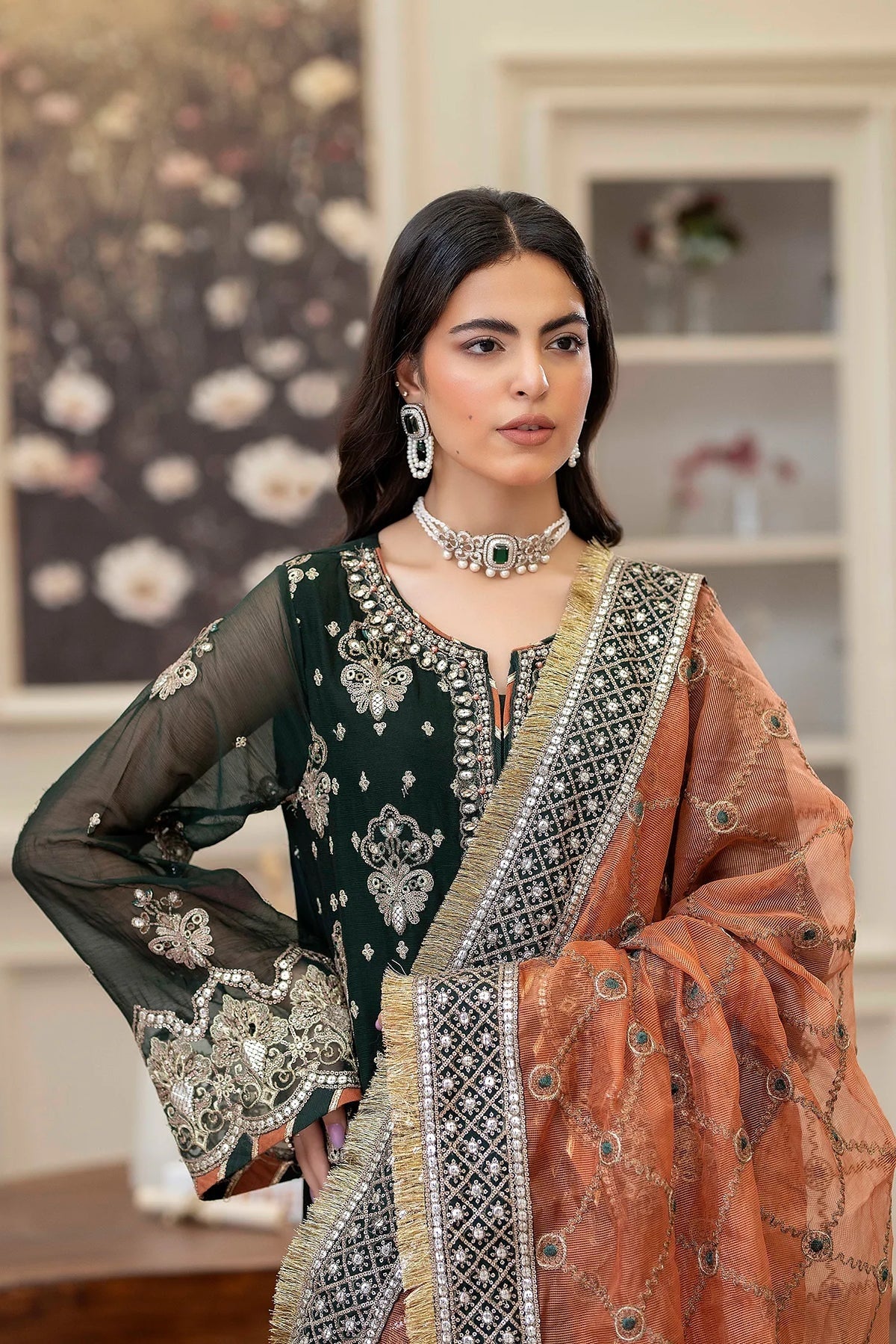 ADAN'S LIBAS SALEEQA LUXURY CHIFFON COLLECTION 2025 3