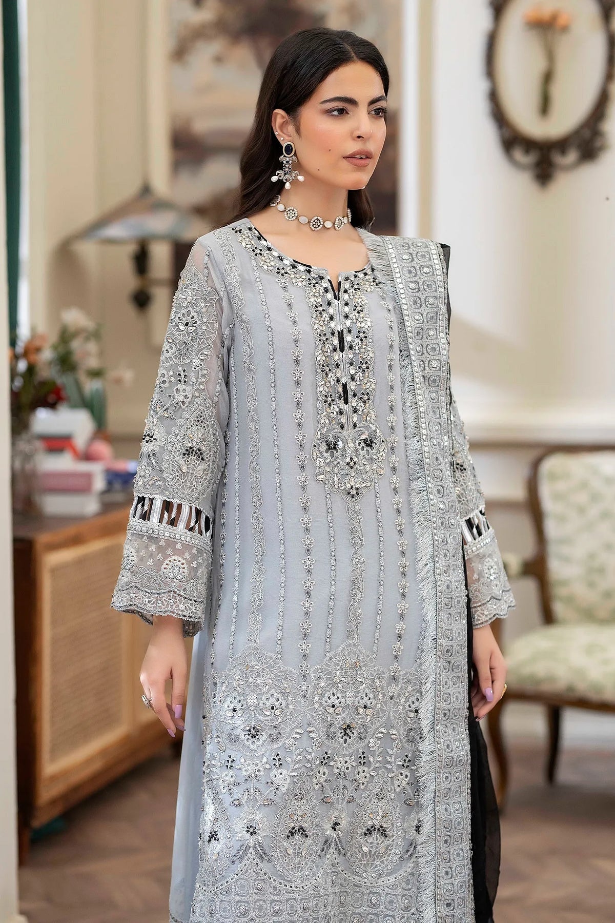 ADAN'S LIBAS SALEEQA LUXURY CHIFFON COLLECTION 2025