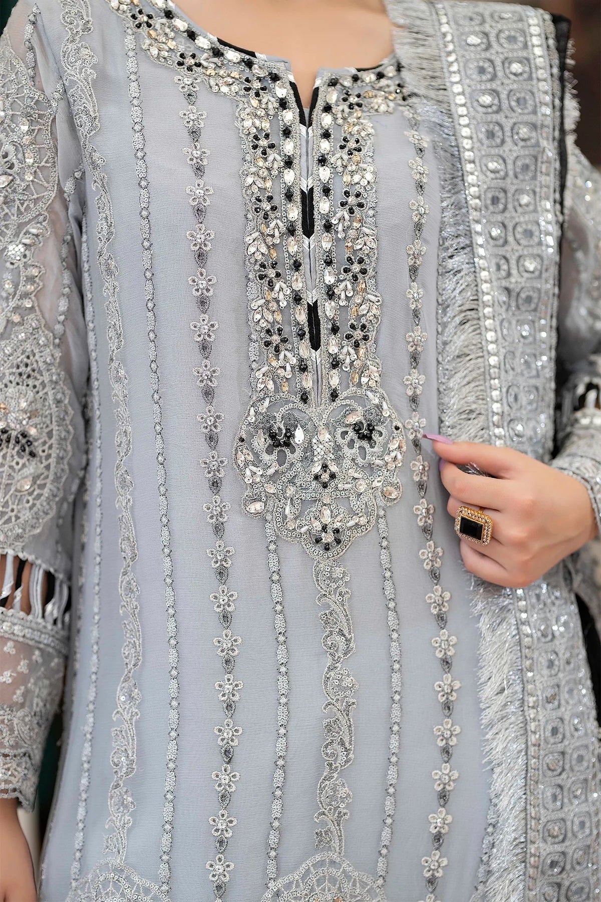 ADAN'S LIBAS SALEEQA LUXURY CHIFFON COLLECTION 2025