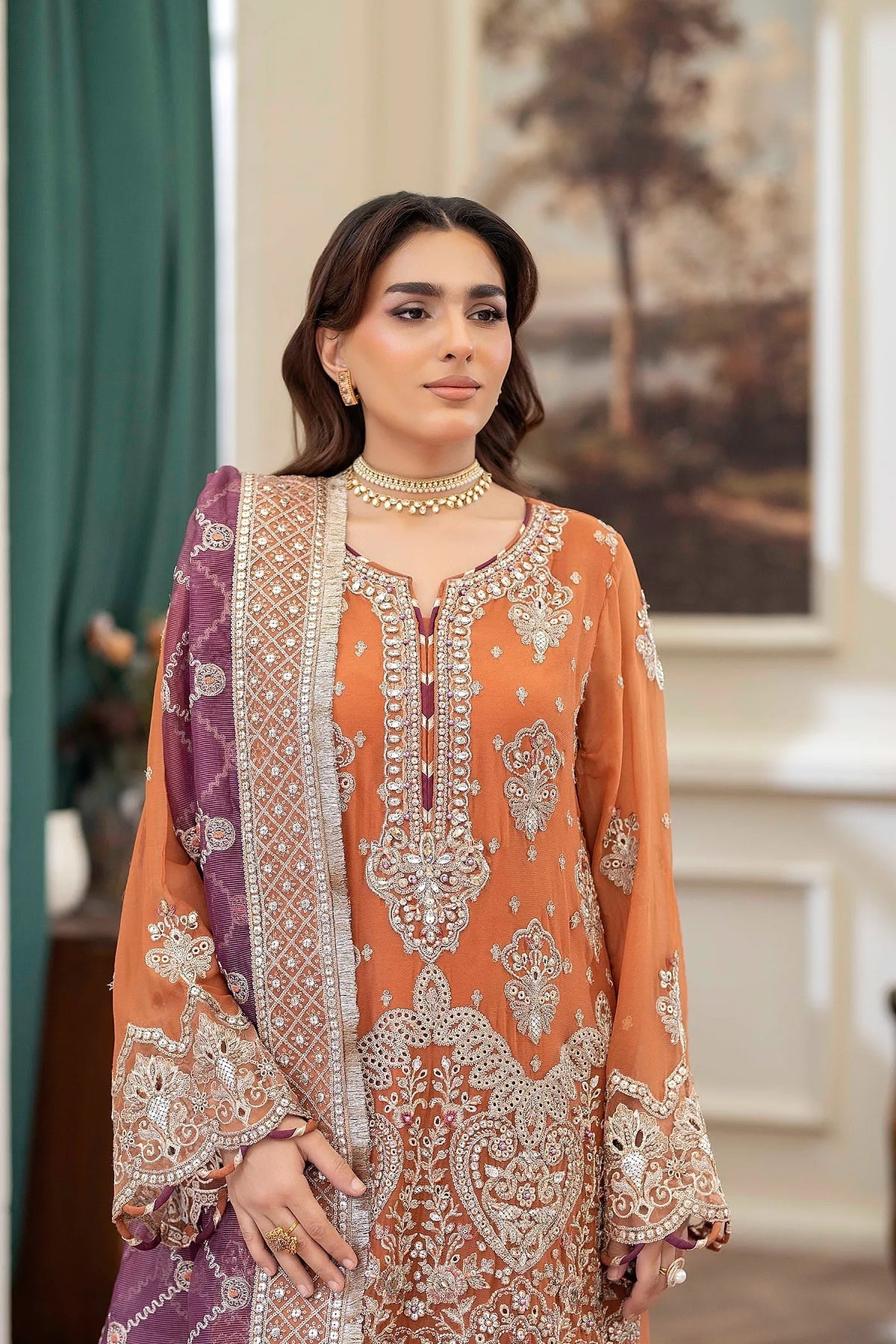 *ADAN'S LIBAS SALEEQA LUXURY CHIFFON COLLECTION 2025 6