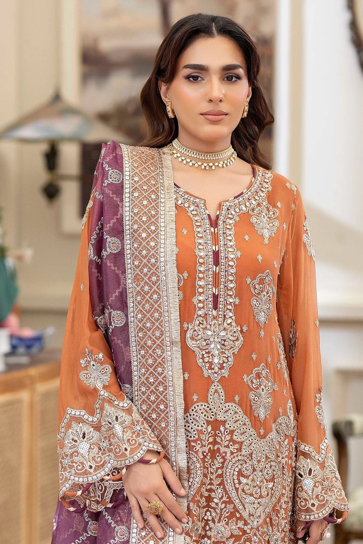 *ADAN'S LIBAS SALEEQA LUXURY CHIFFON COLLECTION 2025 6