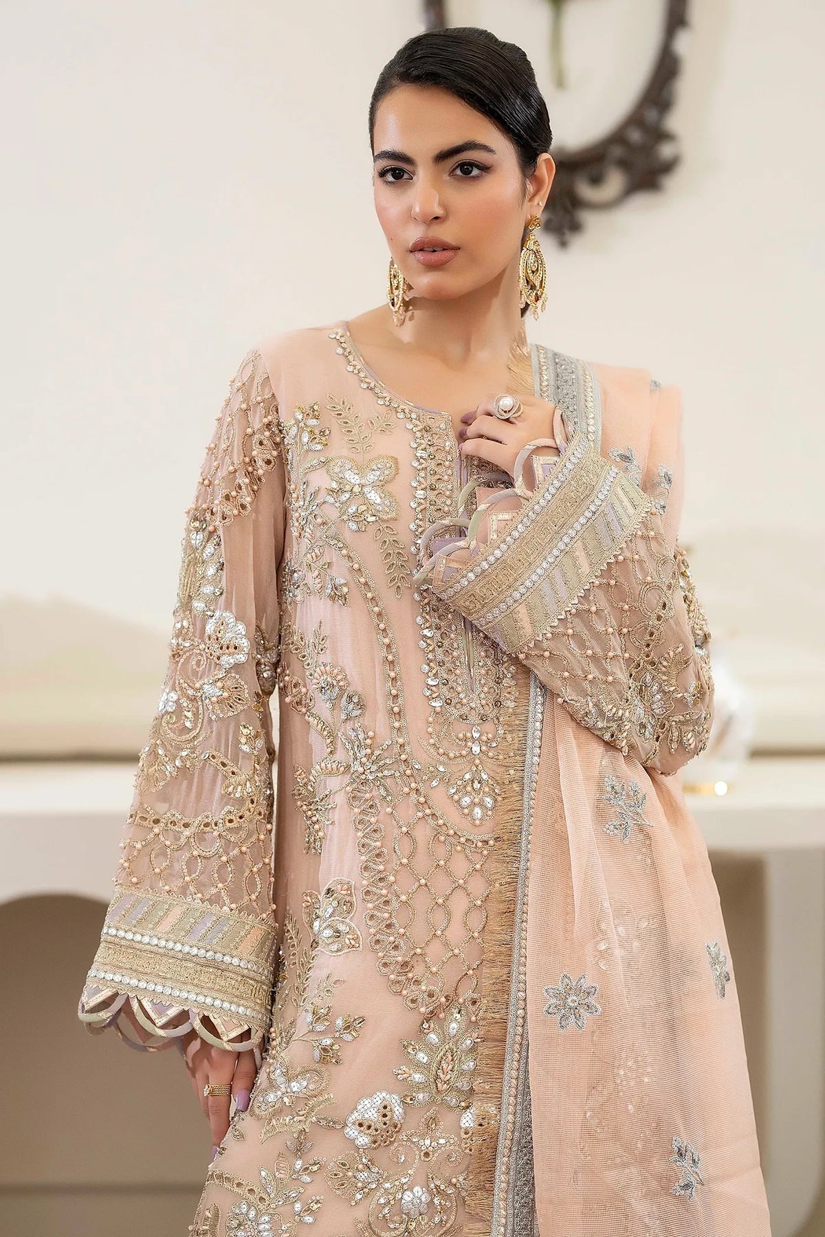 ADAN'S LIBAS SALEEQA LUXURY CHIFFON COLLECTION 2025 3